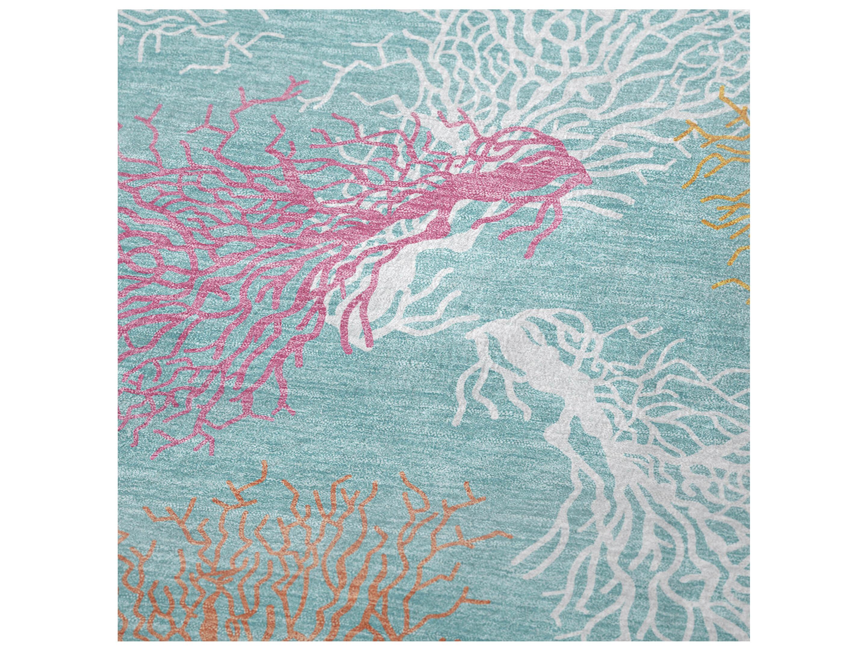 Dalyn Sherpa Teal Polyester Throw