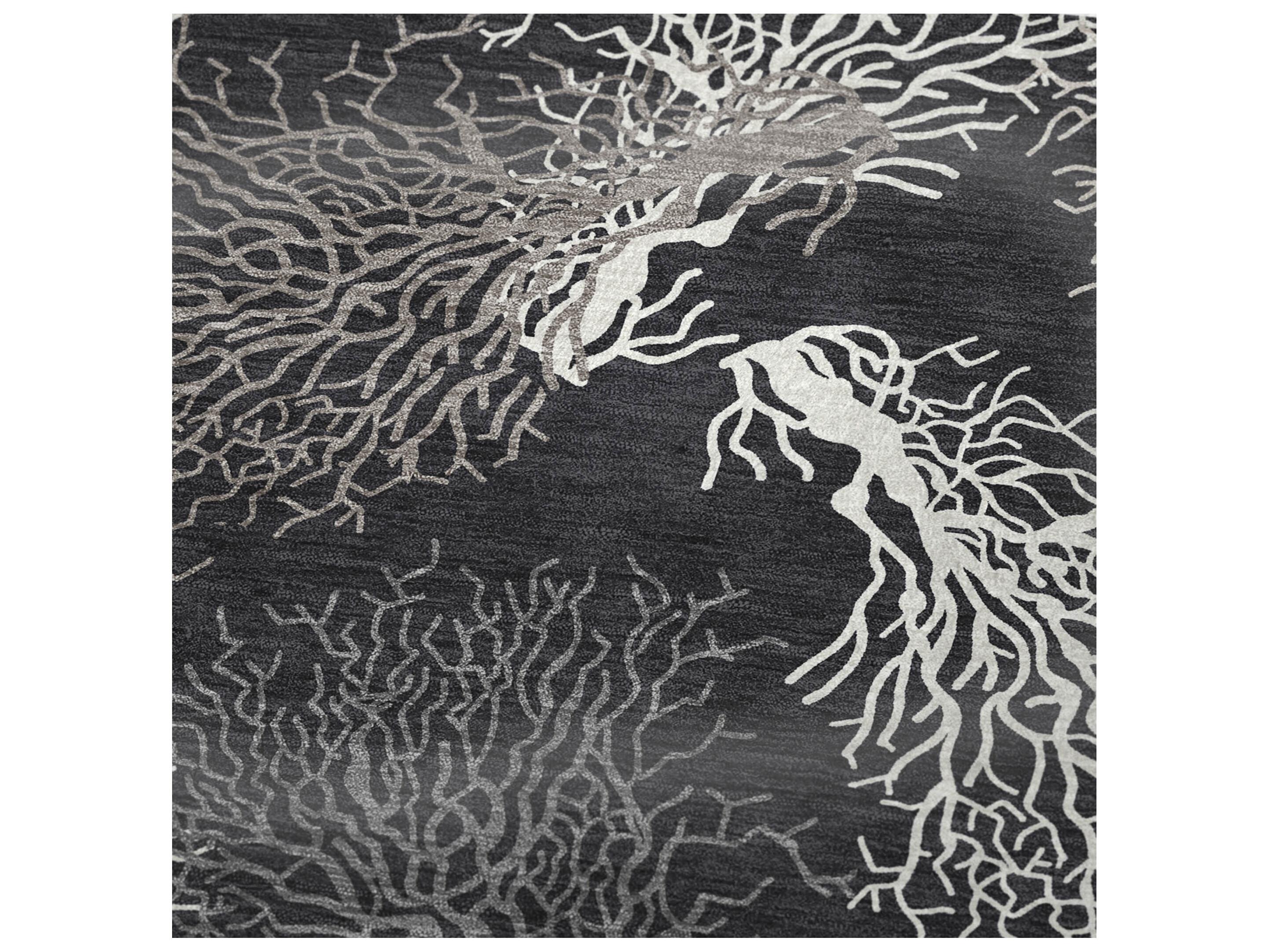 Dalyn Sherpa Black Polyester Throw