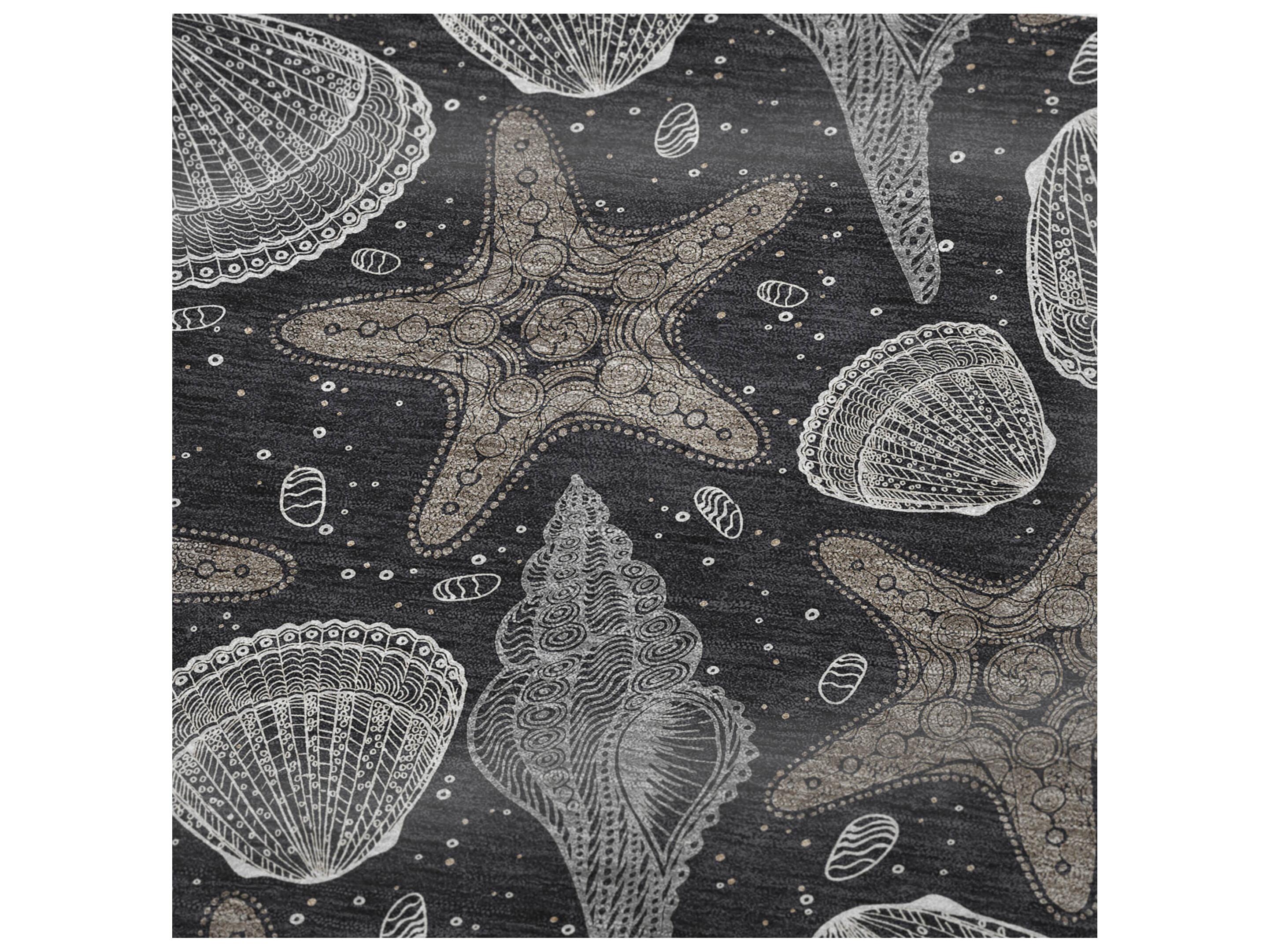 Dalyn Sherpa Black Polyester Throw