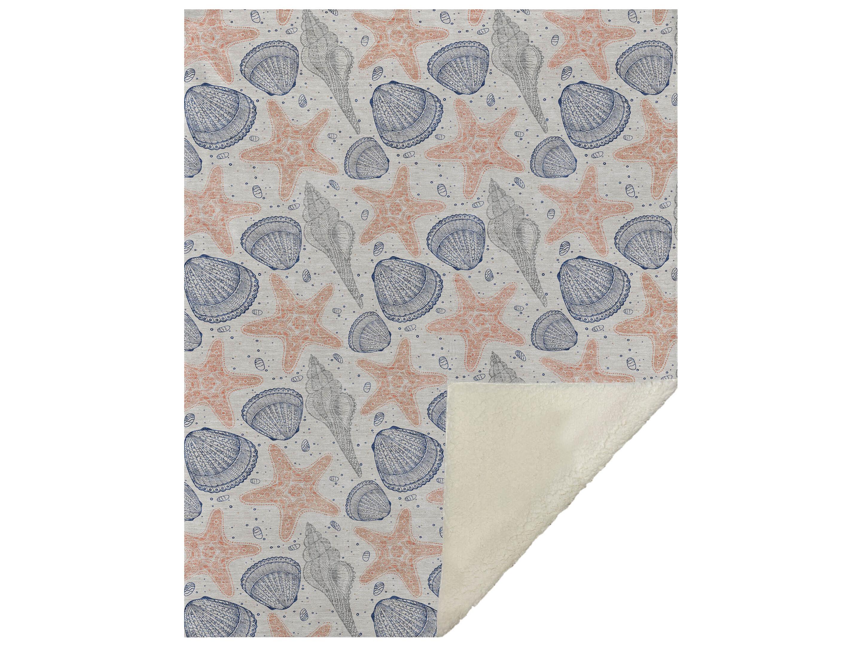 Dalyn Sherpa Beige Polyester Throw