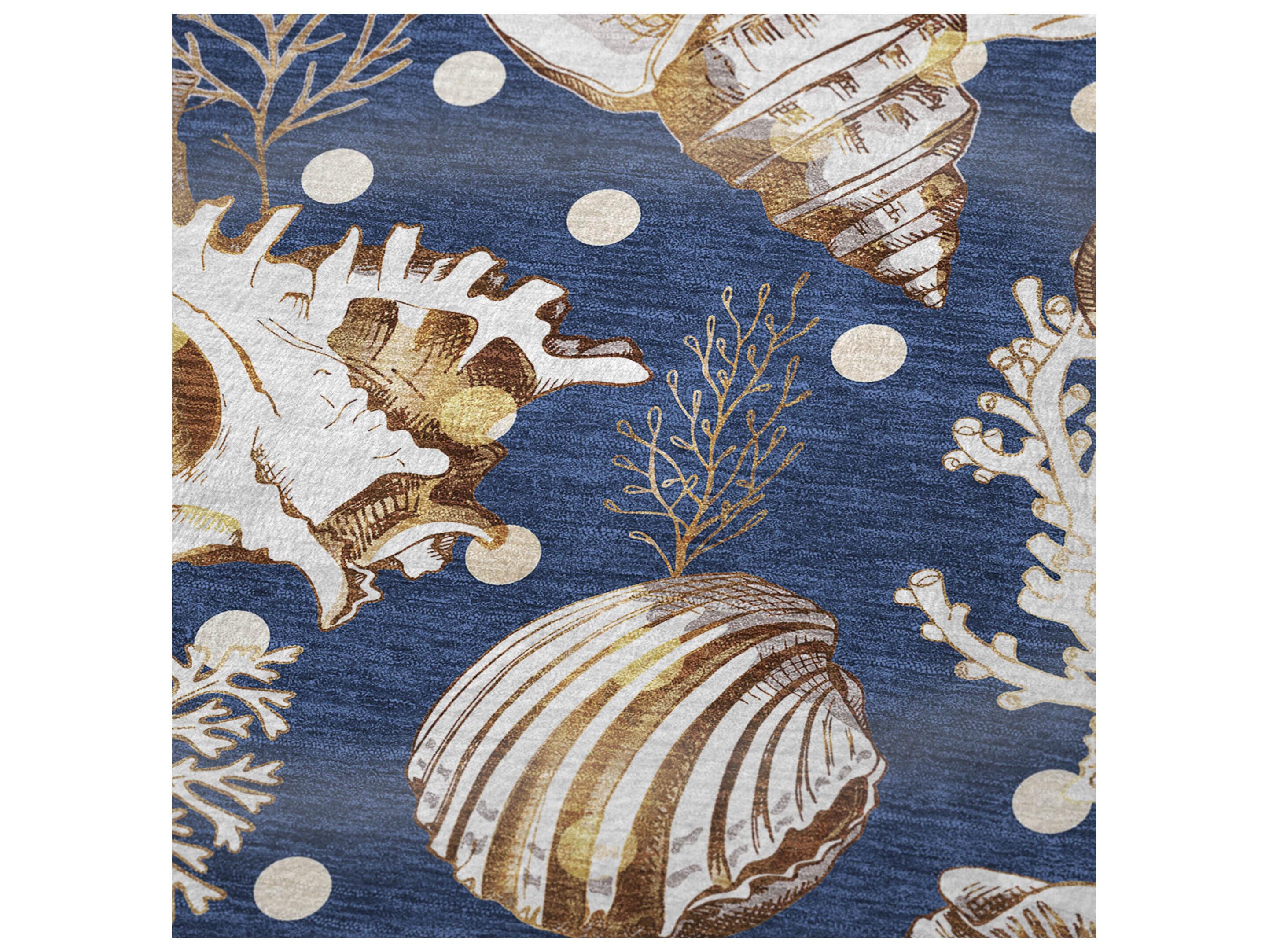 Dalyn Sherpa Blue Polyester Throw