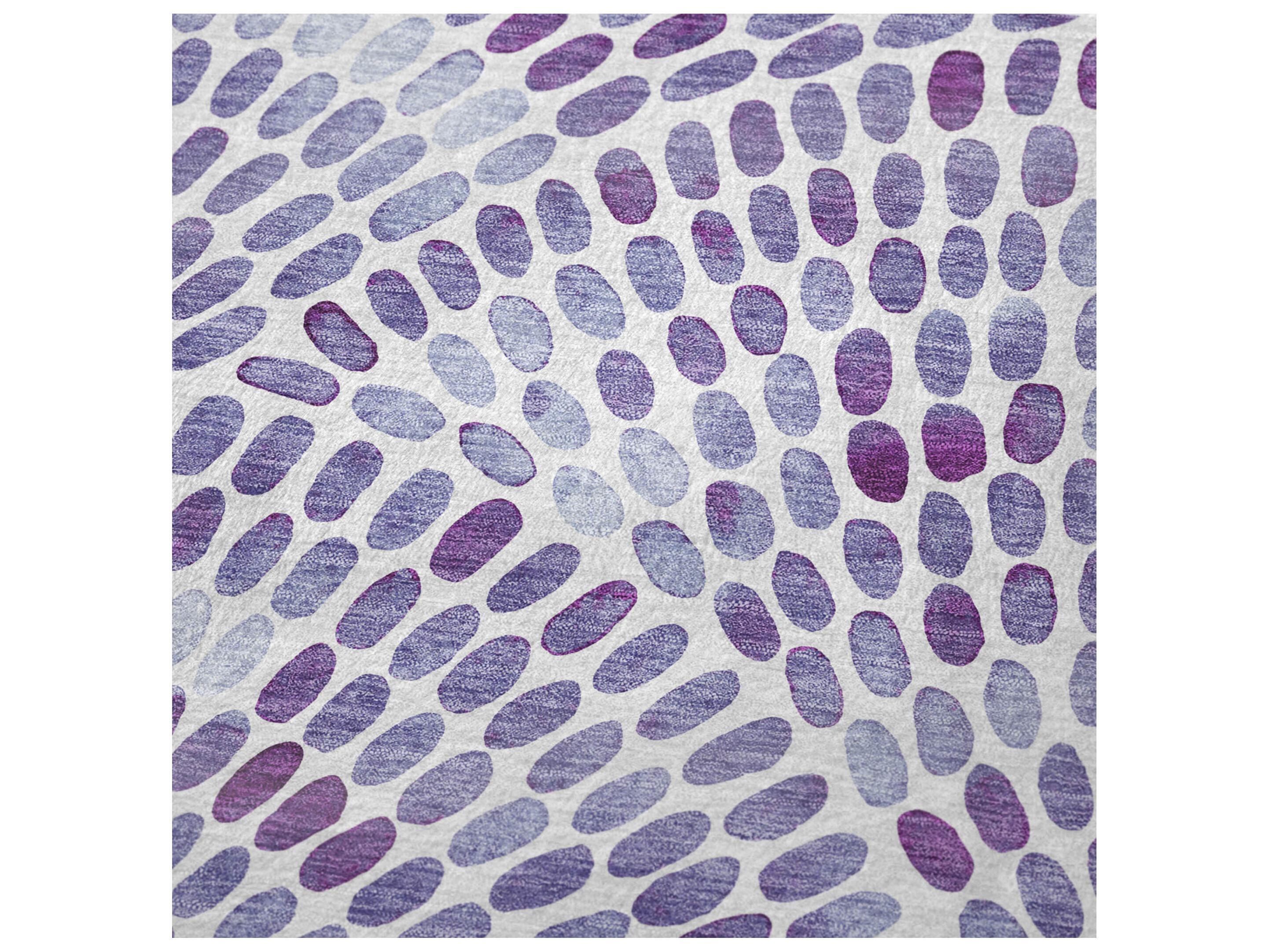 Dalyn Sherpa Purple Polyester Throw