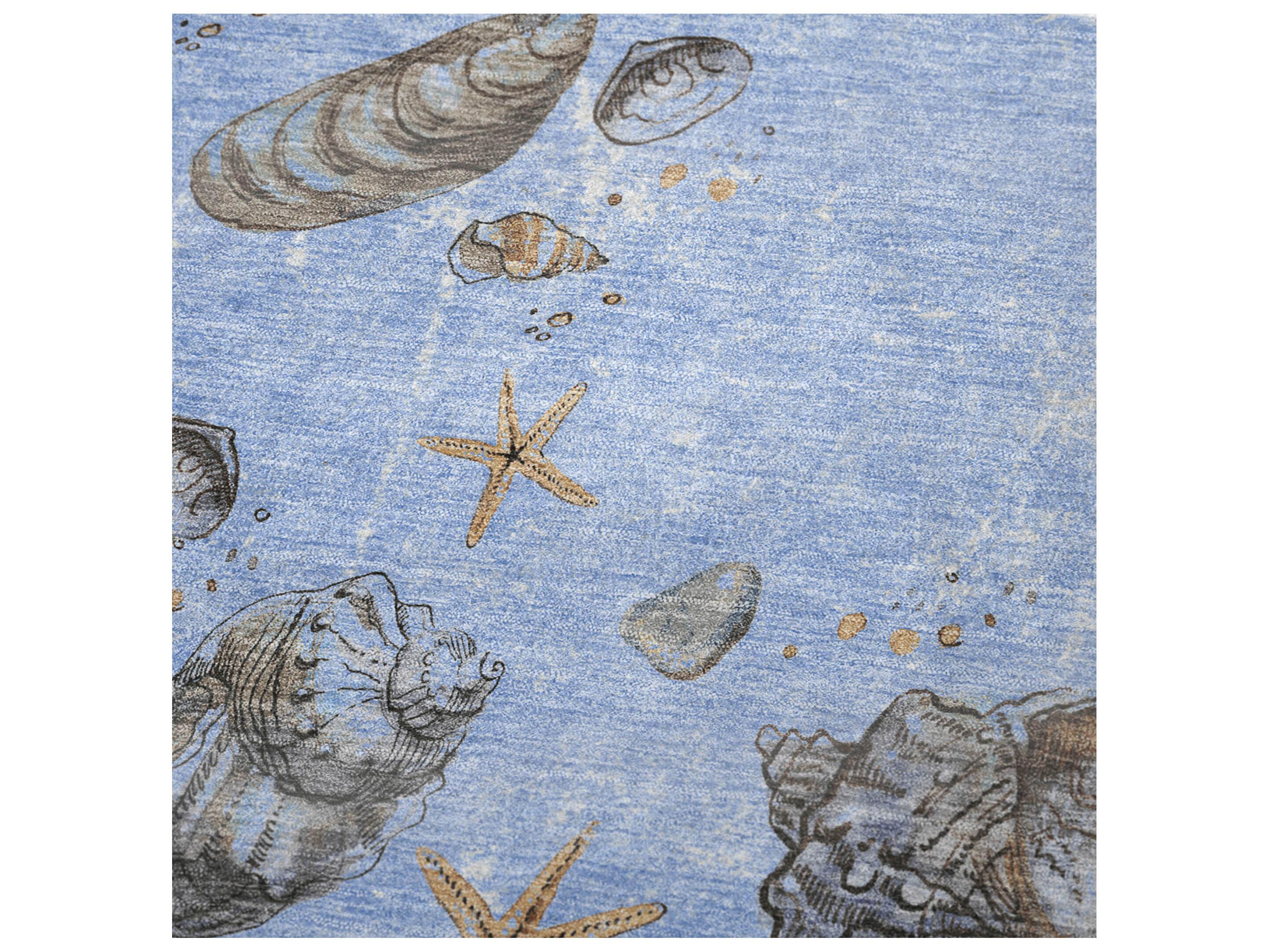 Dalyn Sherpa Blue Polyester Throw