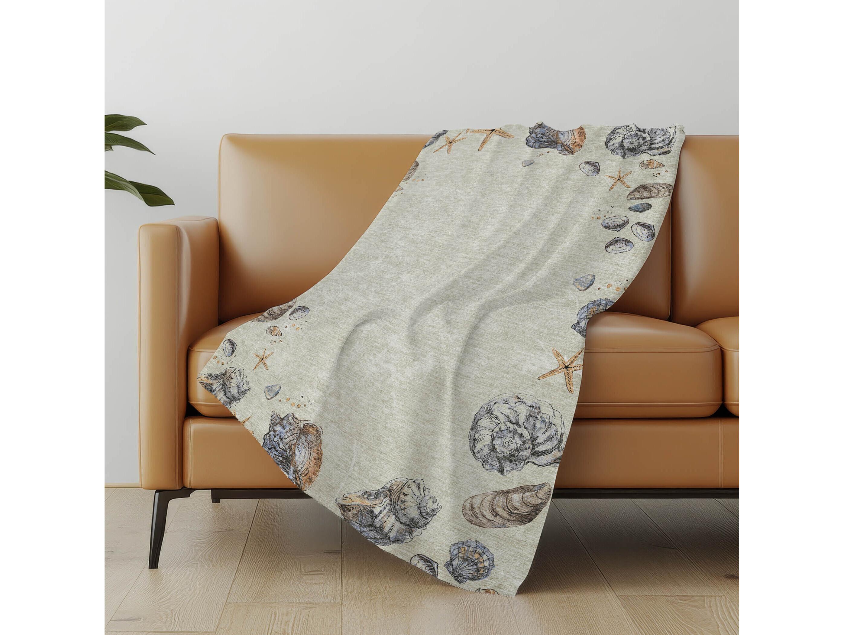Dalyn Sherpa Ivory Polyester Throw