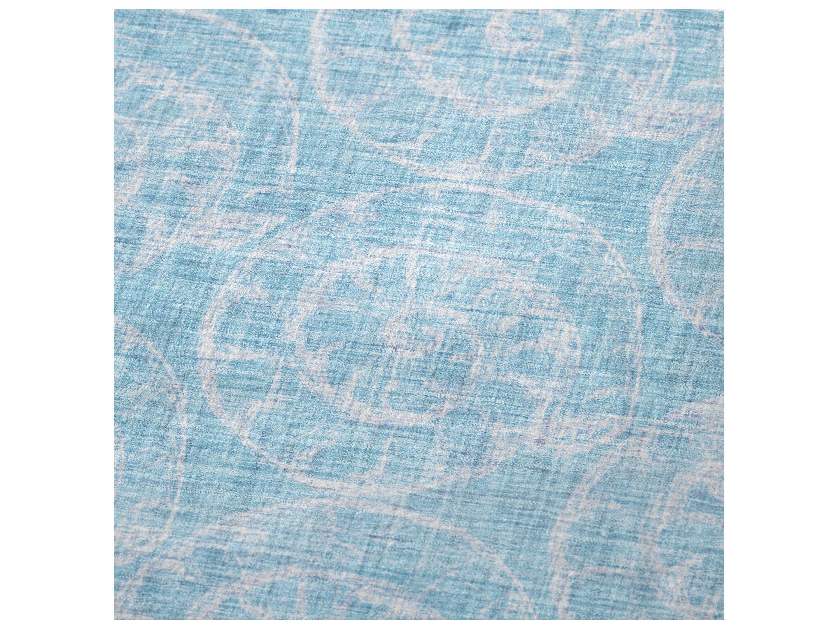 Dalyn Sherpa Blue Polyester Throw