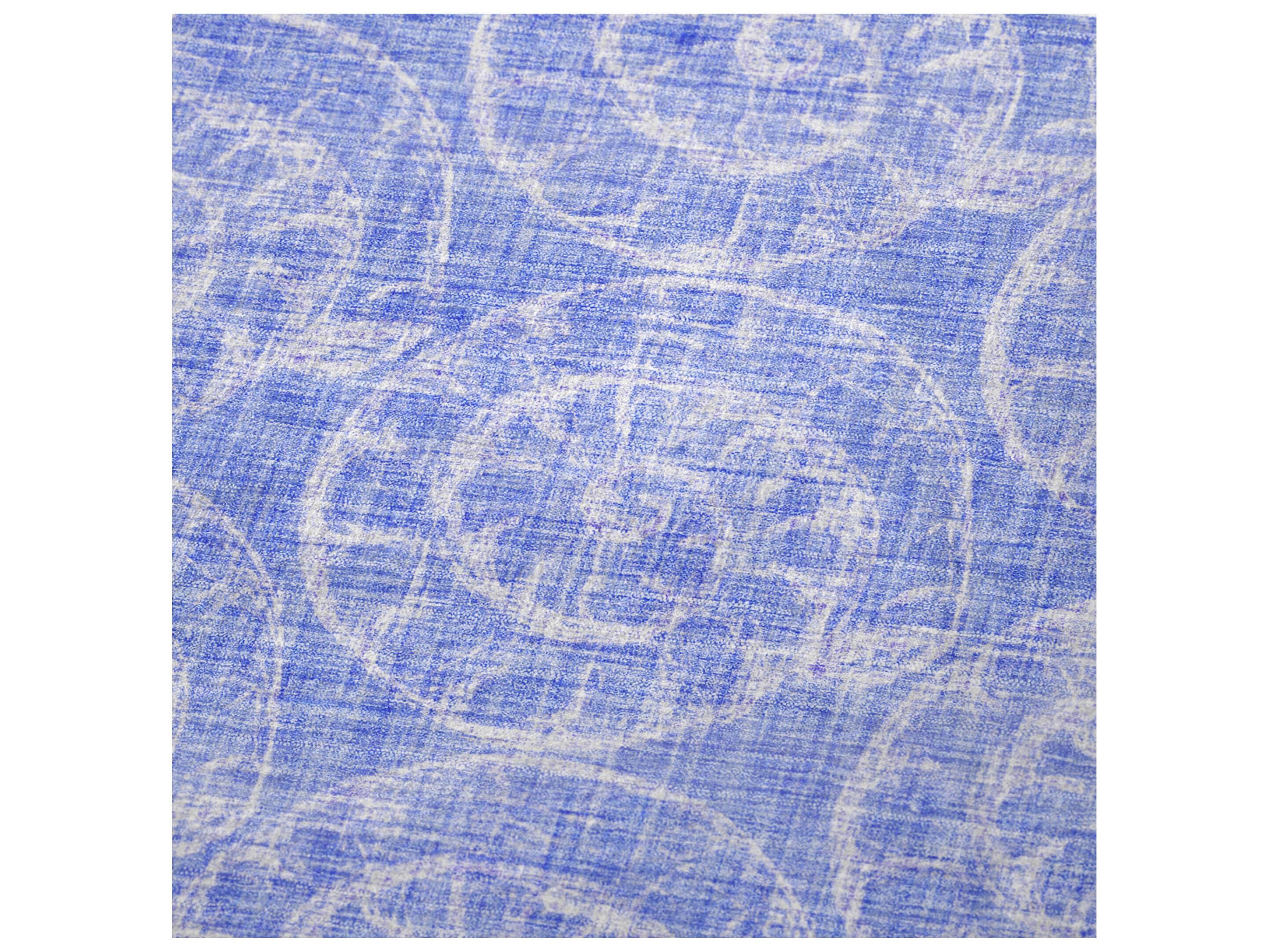 Dalyn Sherpa Blue Polyester Throw