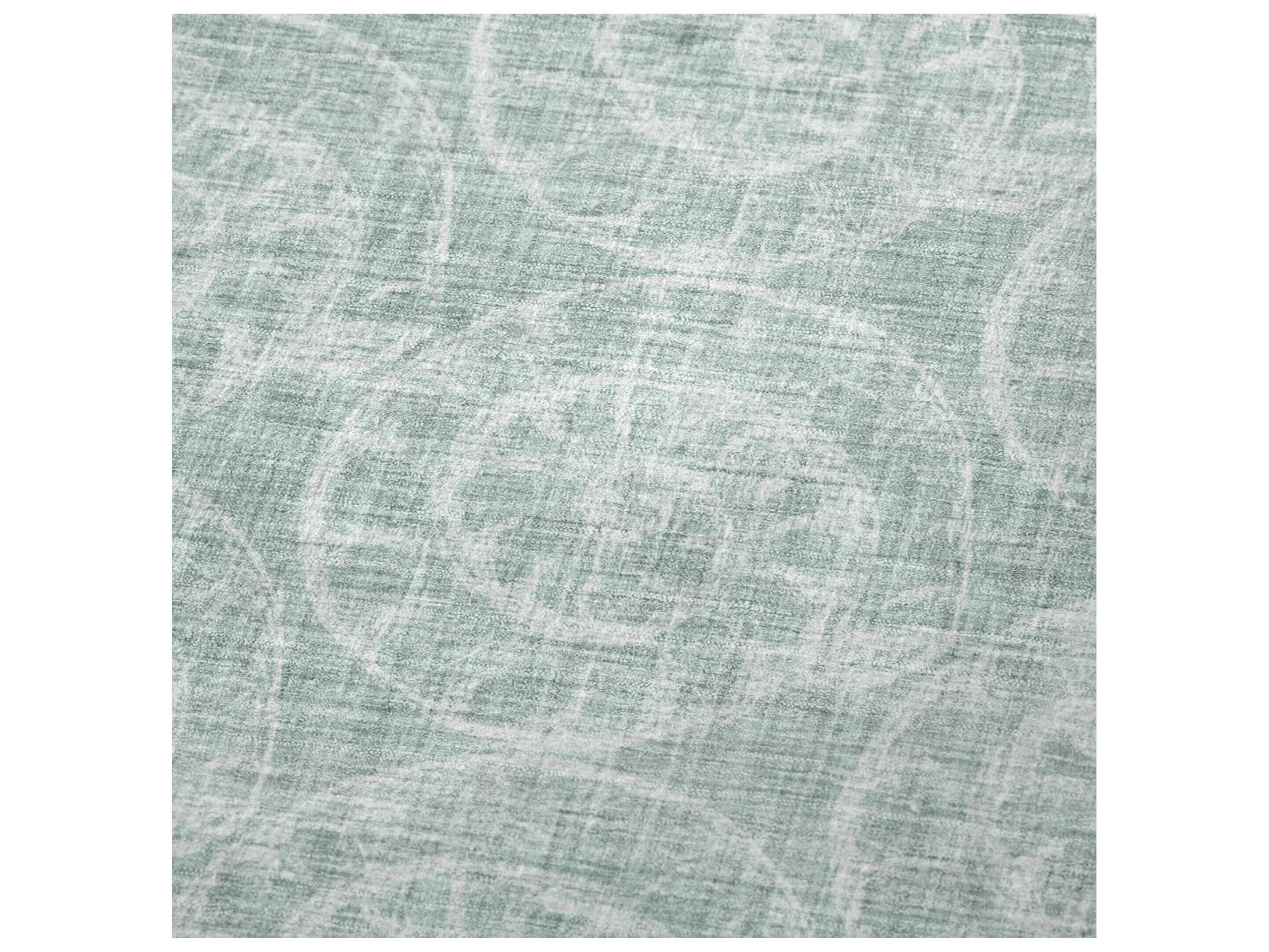 Dalyn Sherpa Green Polyester Throw