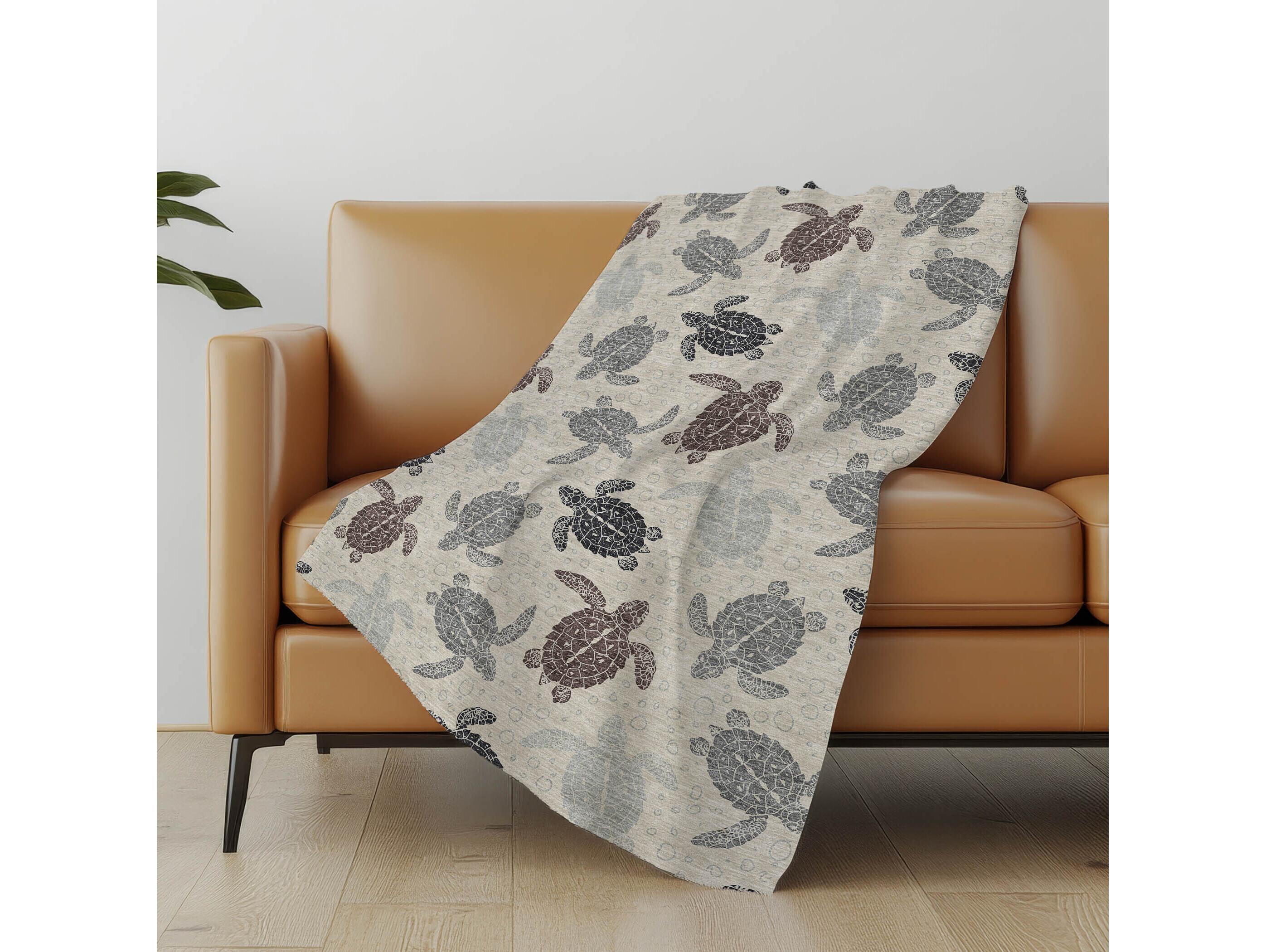 Dalyn Sherpa Beige Polyester Throw