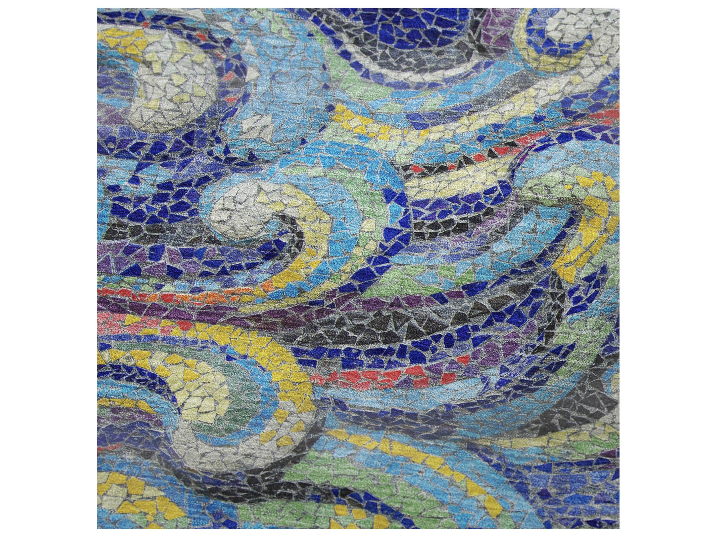 Dalyn Sherpa Blue Polyester Throw