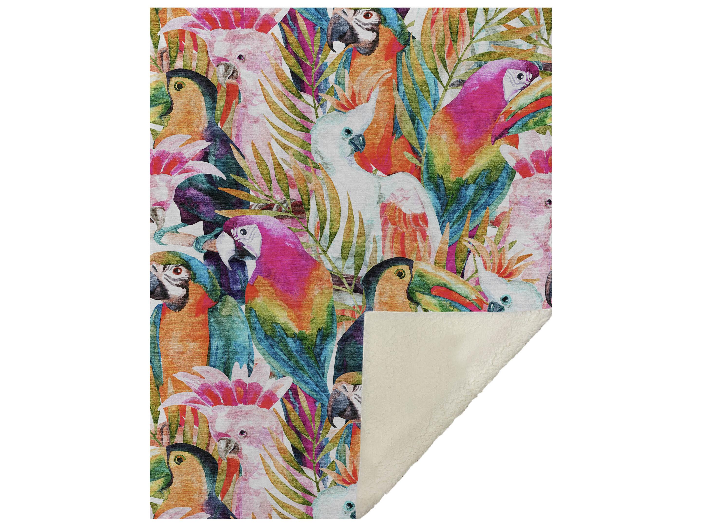 Dalyn Sherpa Multi Polyester Throw