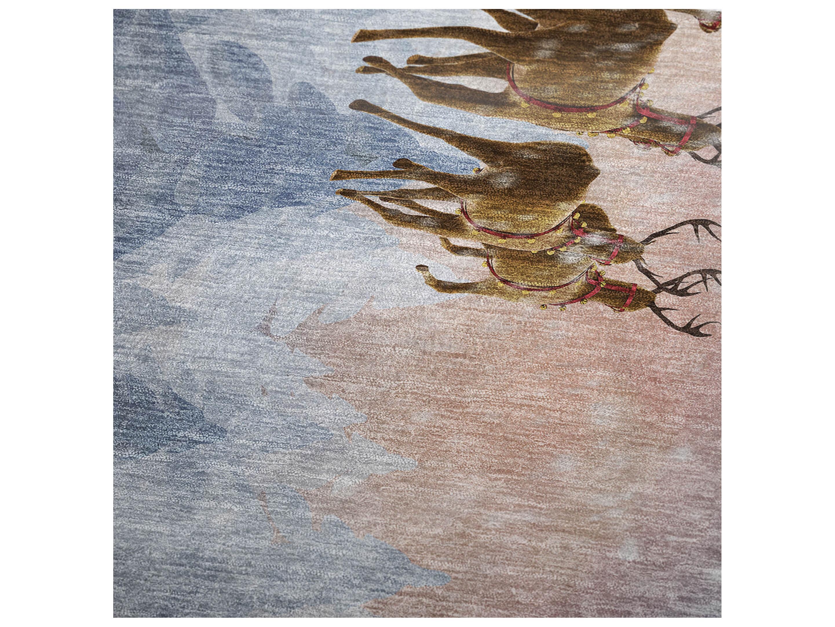 Dalyn Sherpa Blue Polyester Throw