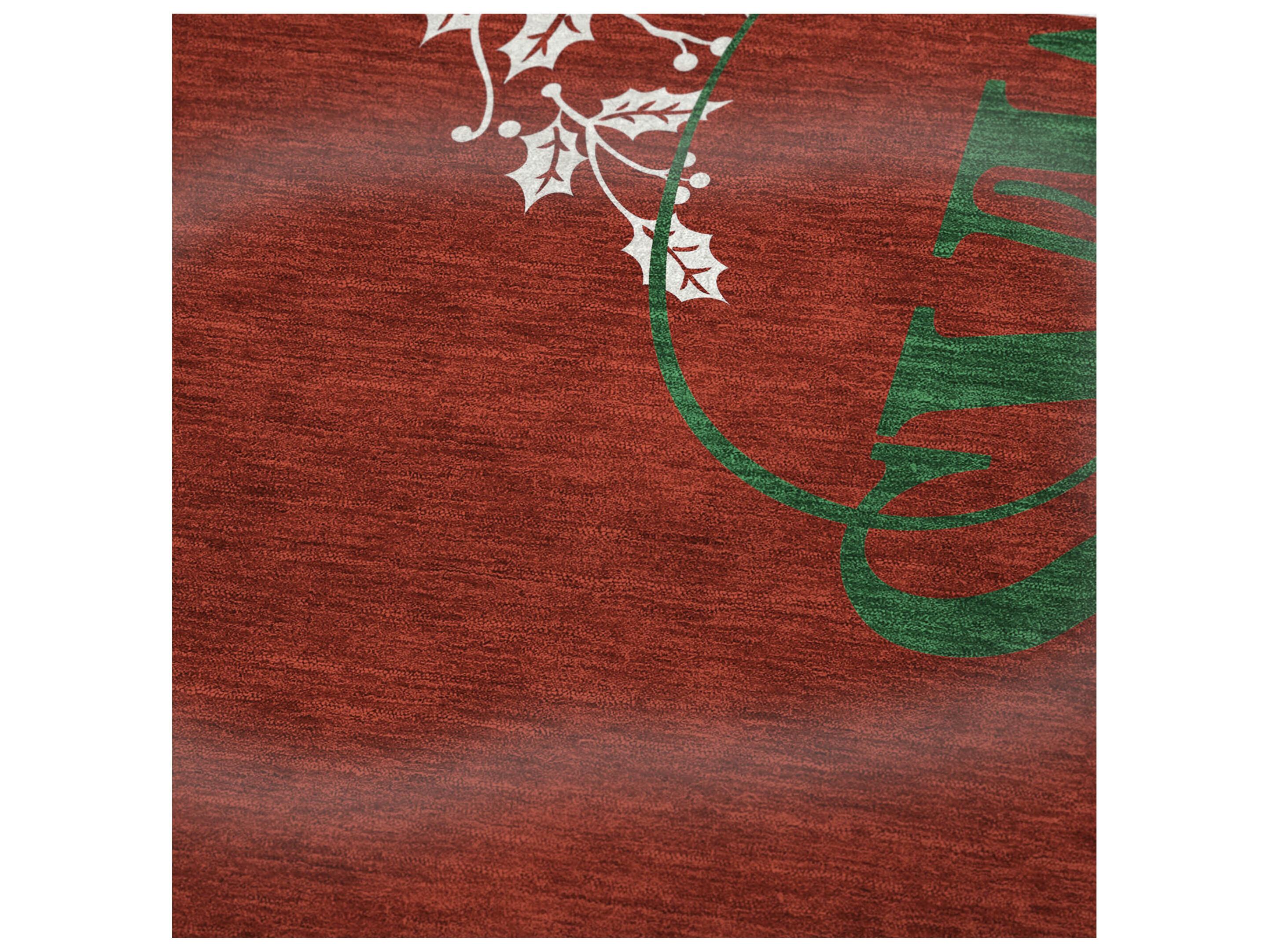 Dalyn Sherpa Red Polyester Throw