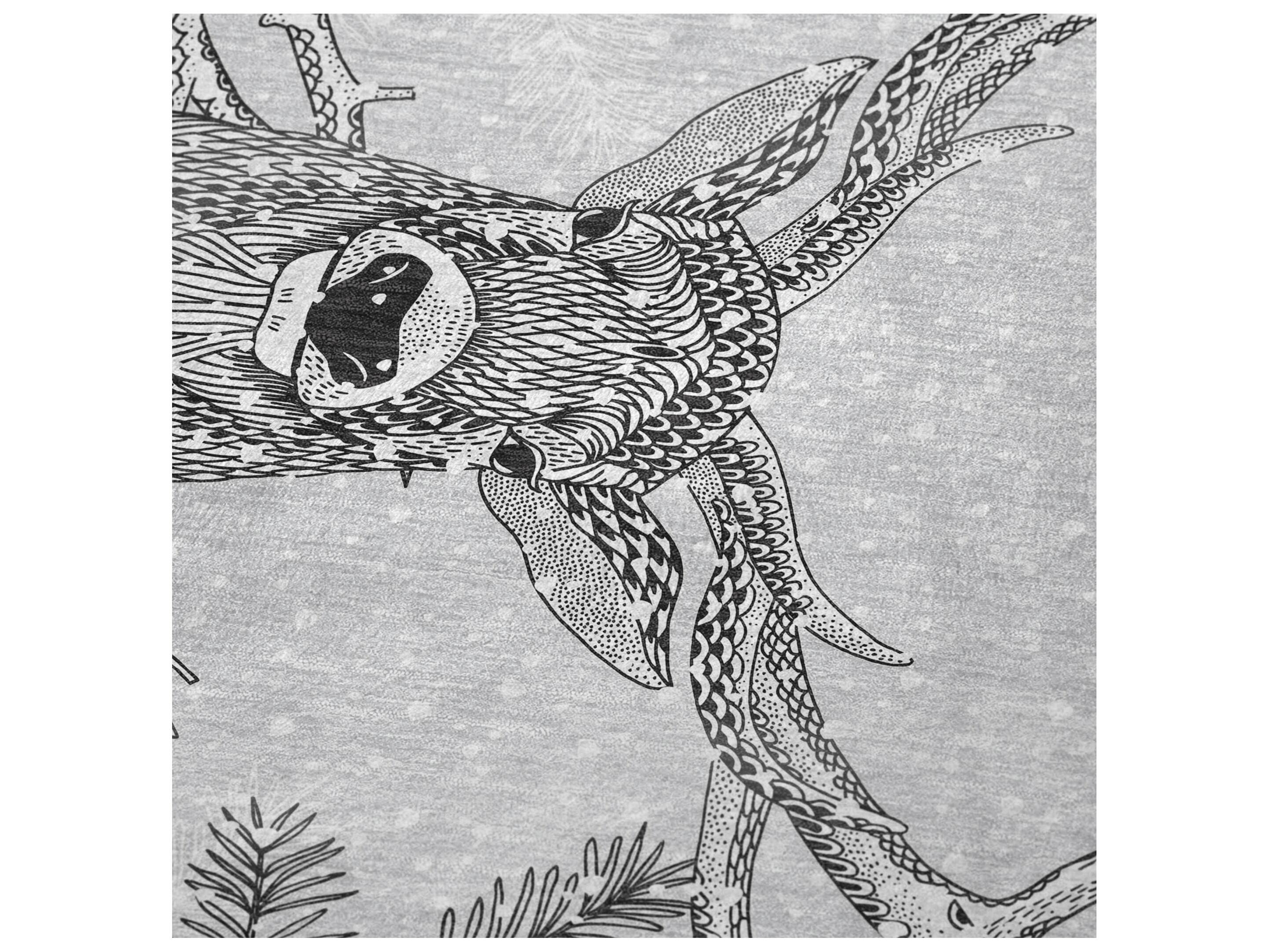 Dalyn Sherpa Gray Polyester Throw