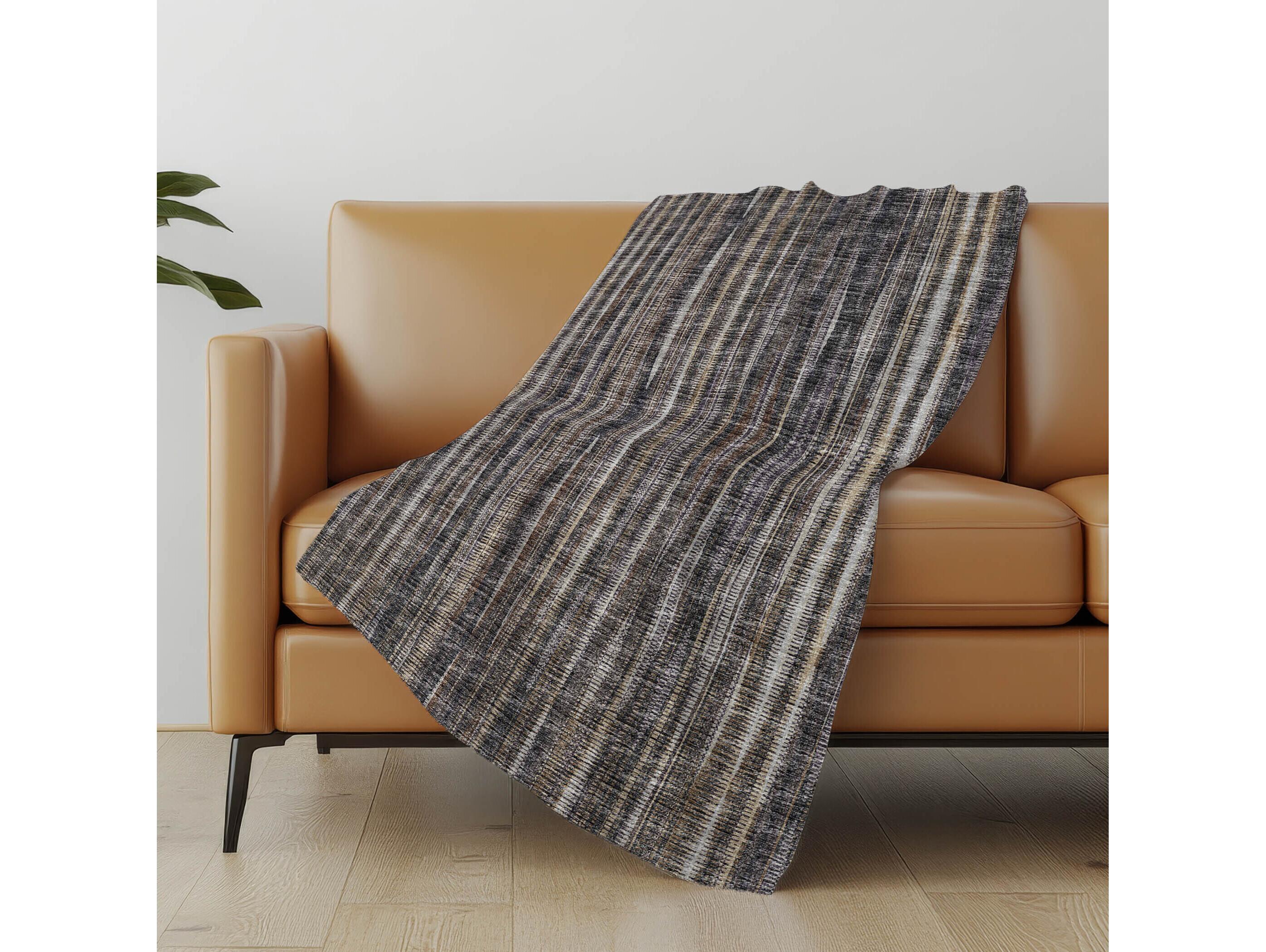 Dalyn Sherpa Chocolate Polyester Throw