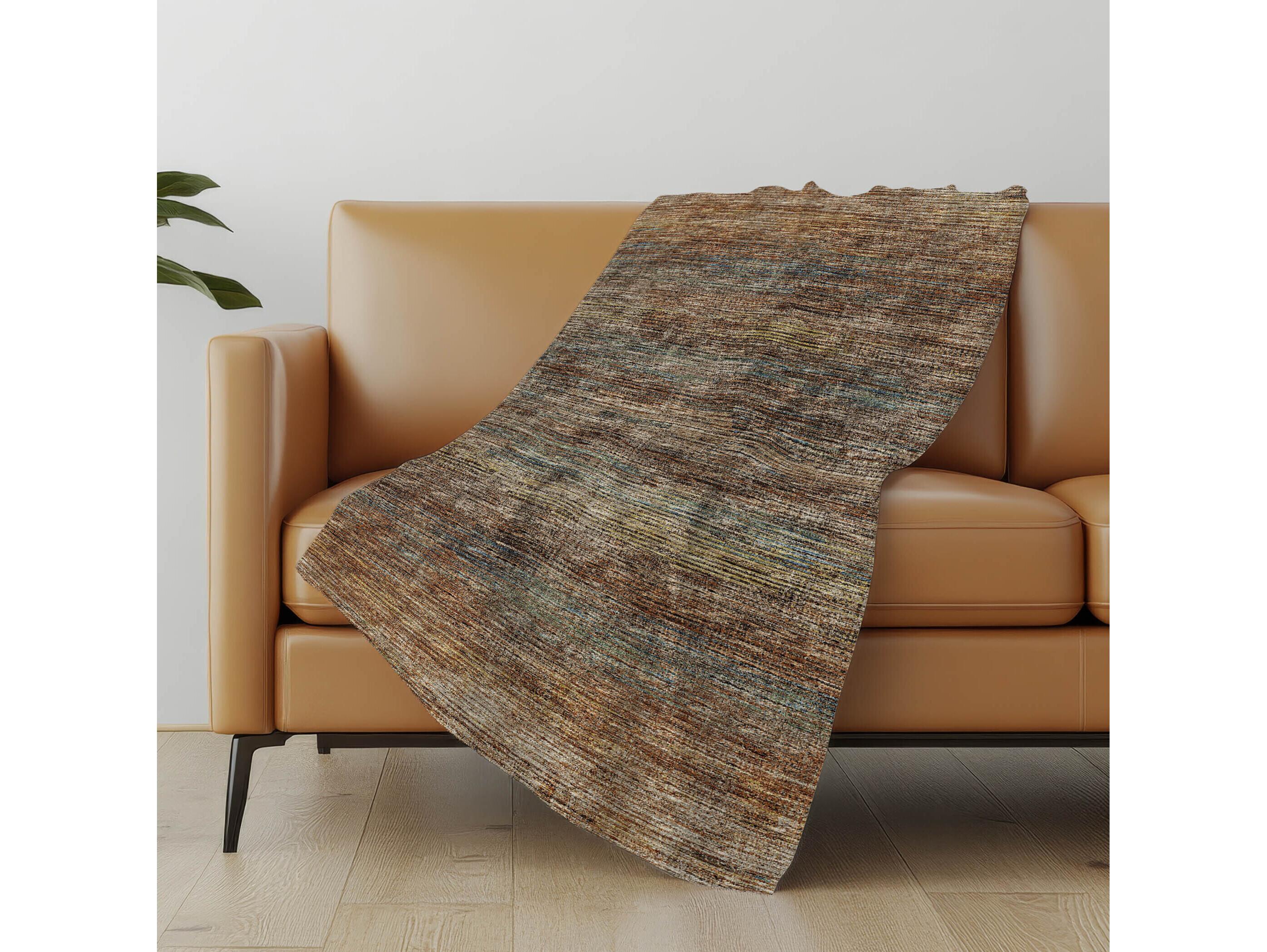 Dalyn Sherpa Paprika Polyester Throw