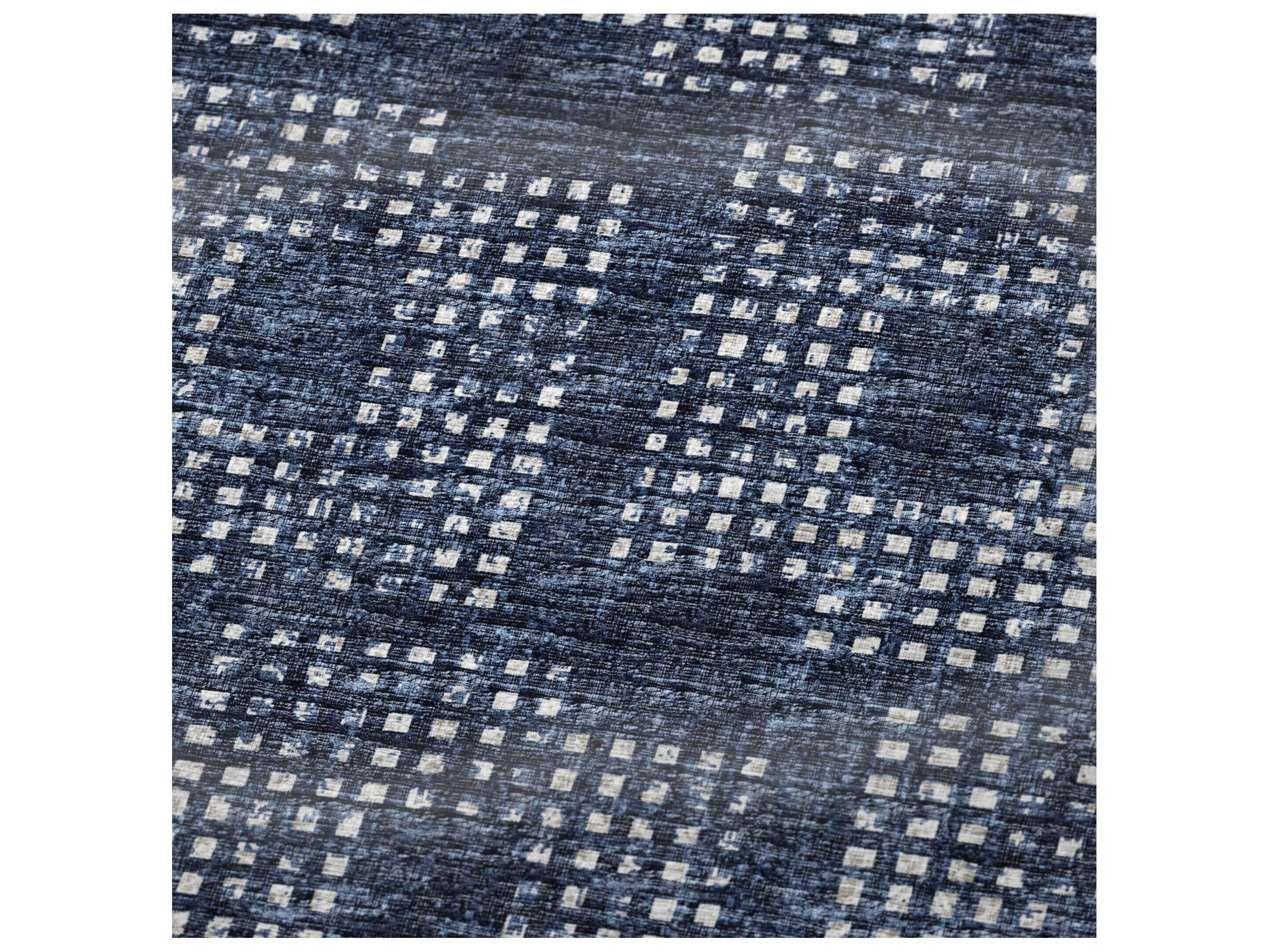 Dalyn Sherpa Navy Polyester Throw