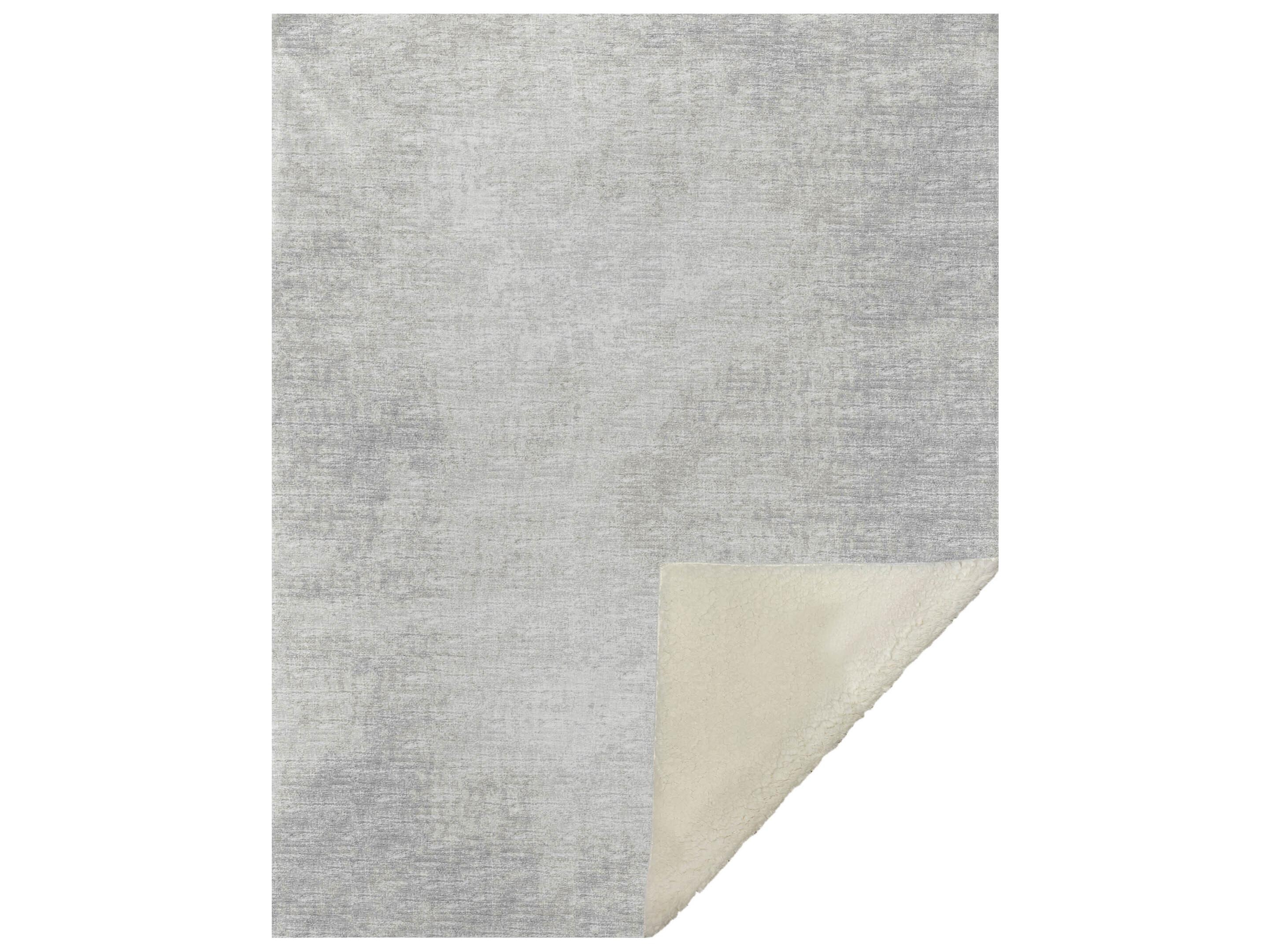 Dalyn Sherpa Ivory  Polyester Throw