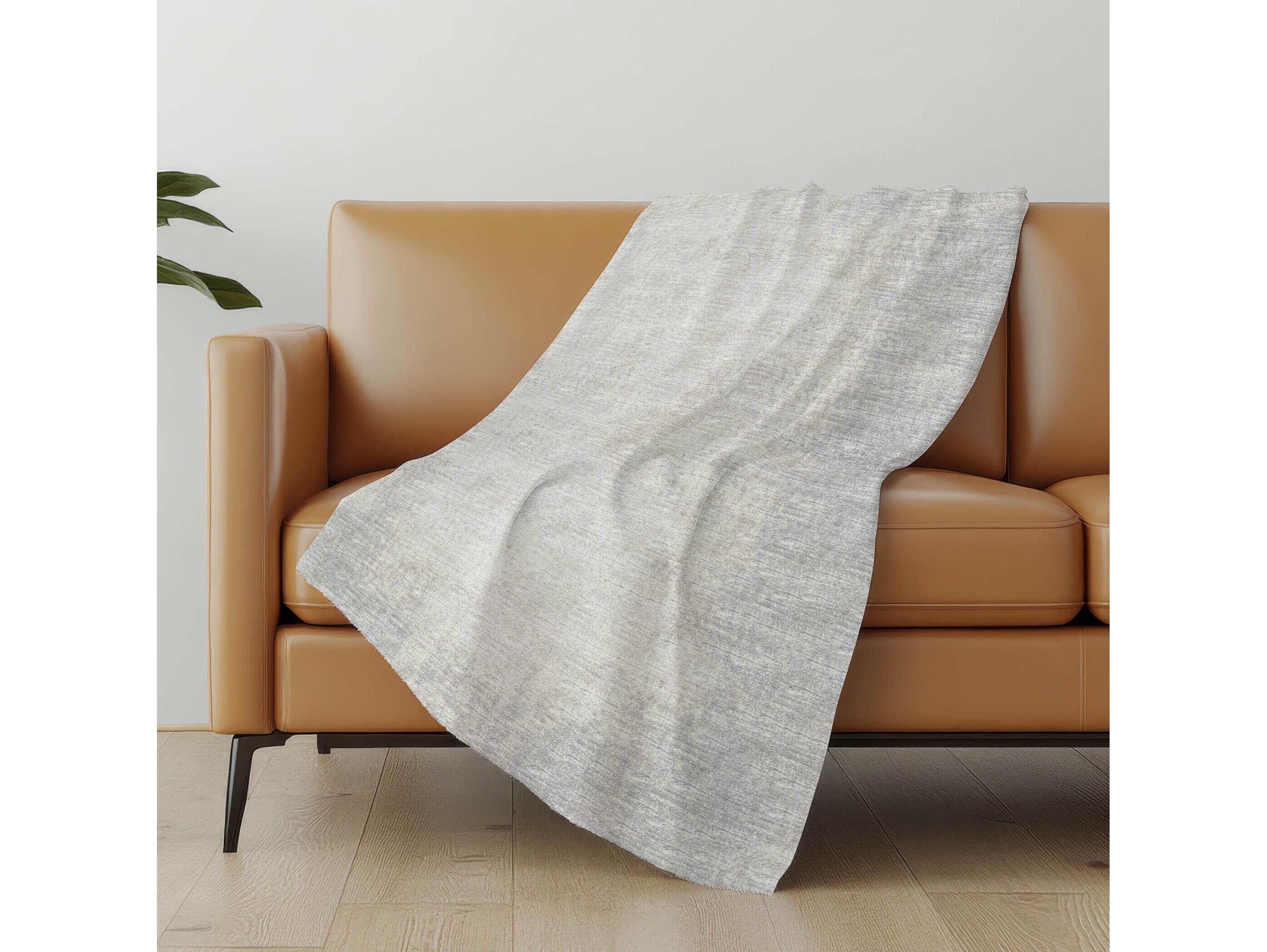 Dalyn Sherpa Ivory  Polyester Throw