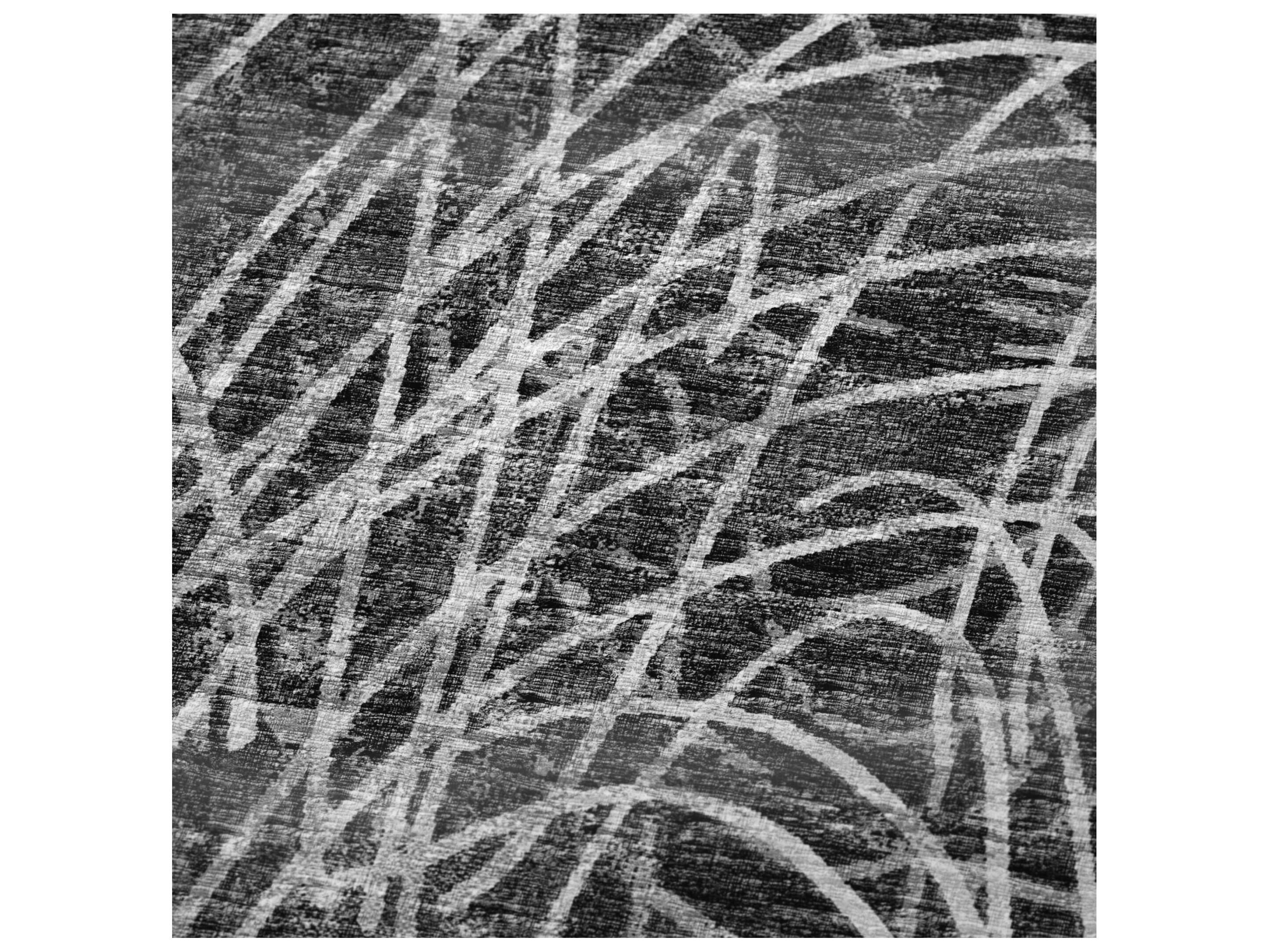 Dalyn Sherpa Black Polyester Throw