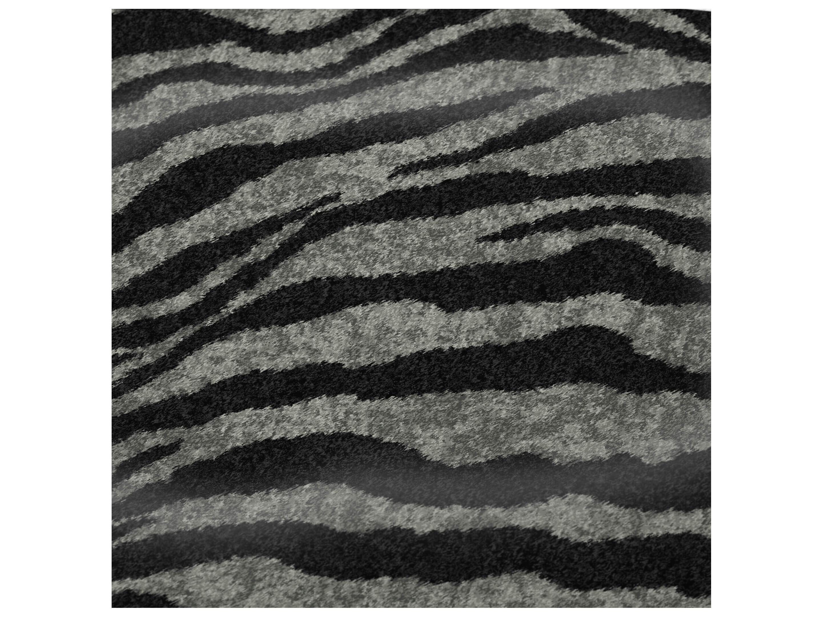 Dalyn Sherpa Black Polyester Throw