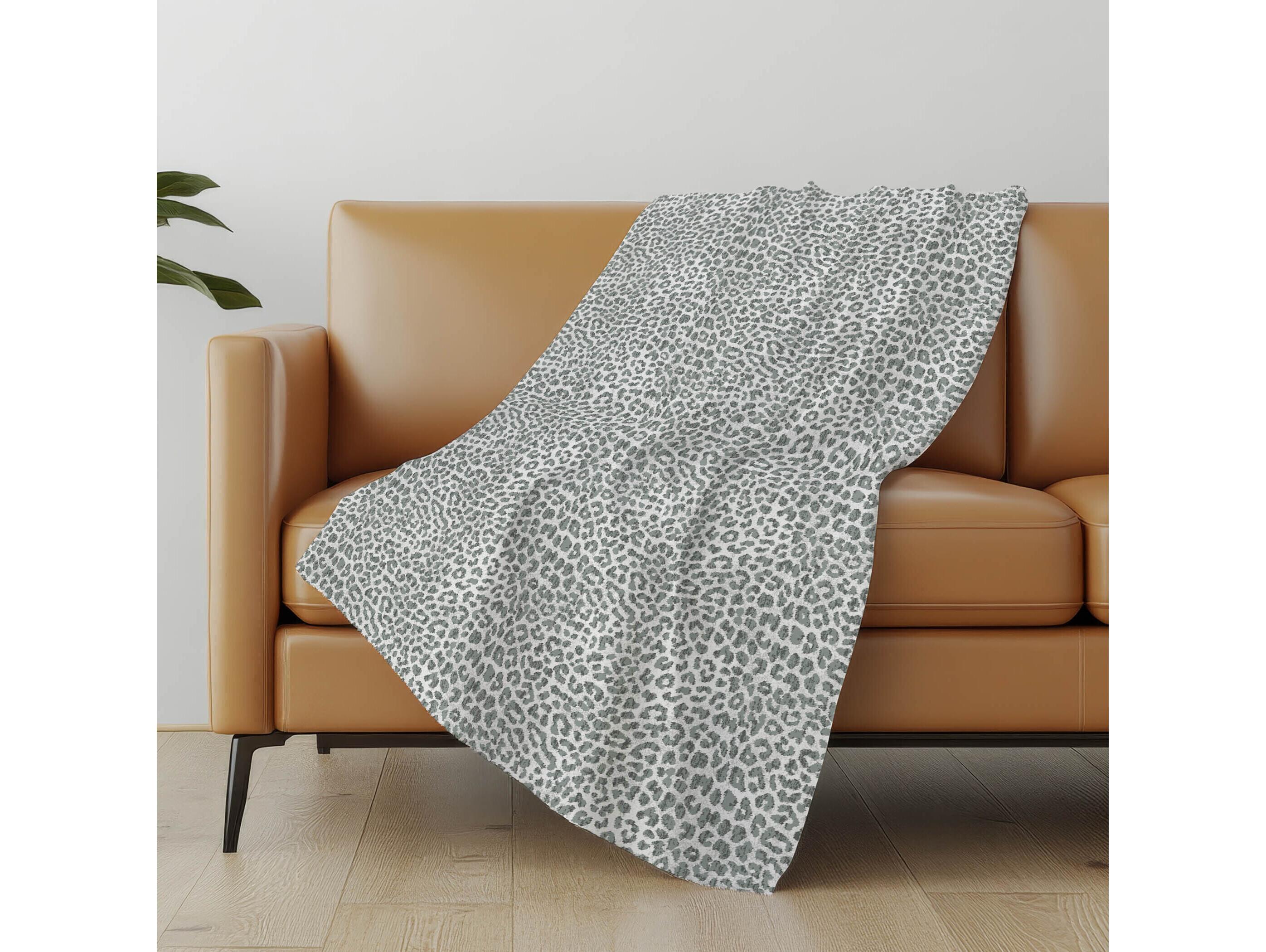 Dalyn Sherpa Gray Polyester Throw