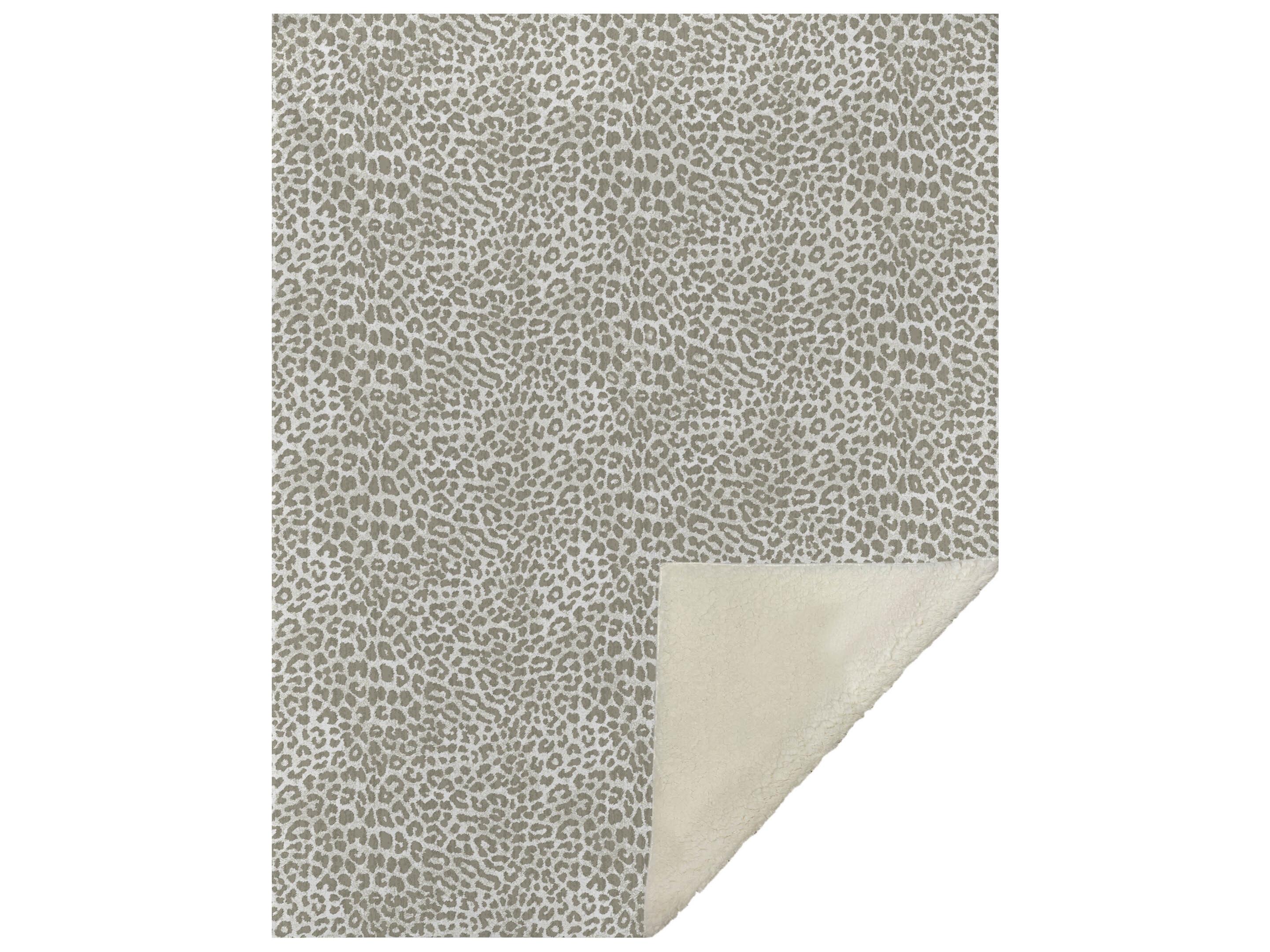 Dalyn Sherpa Neutral Polyester Throw