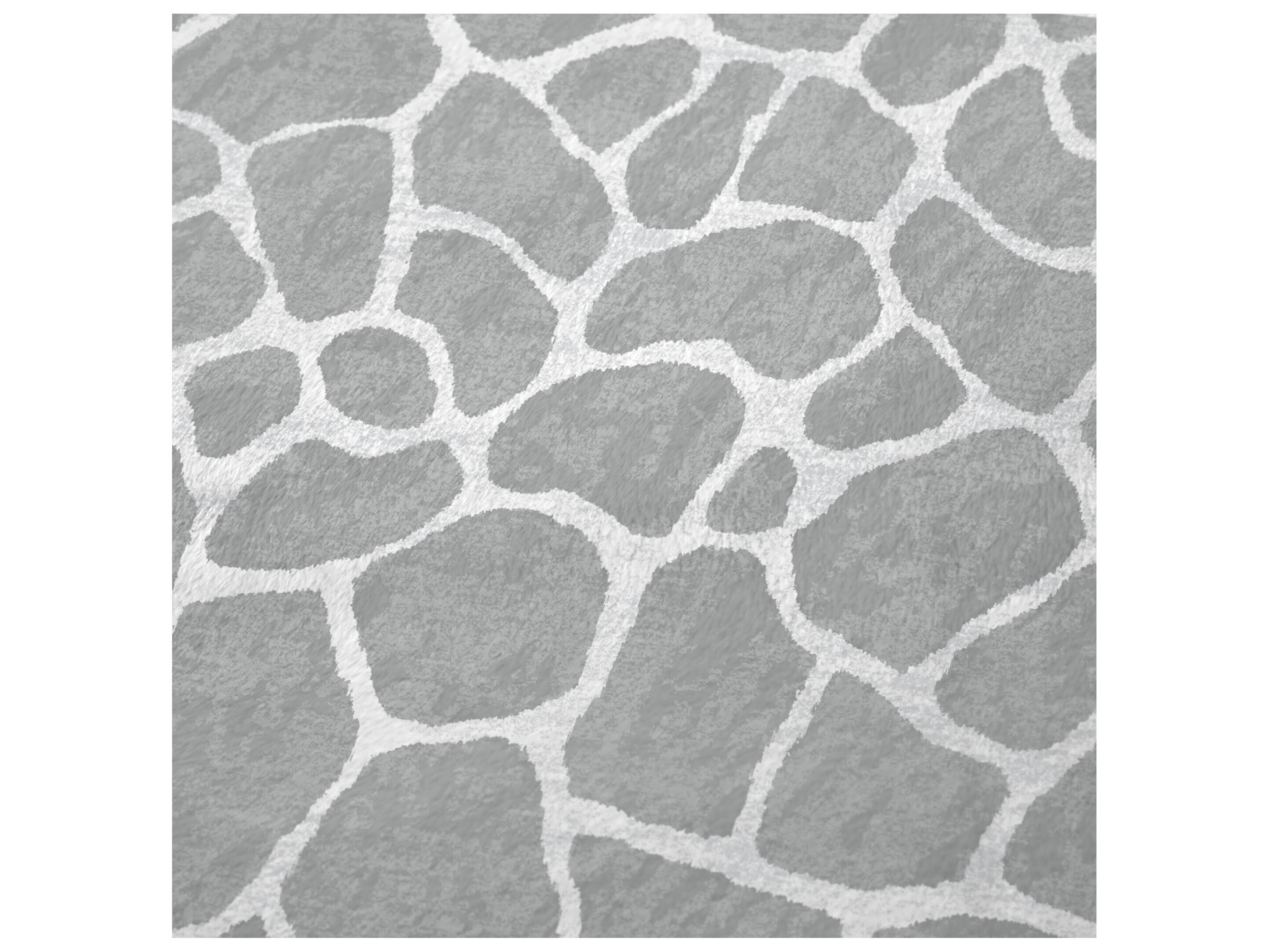 Dalyn Sherpa Gray Polyester Throw