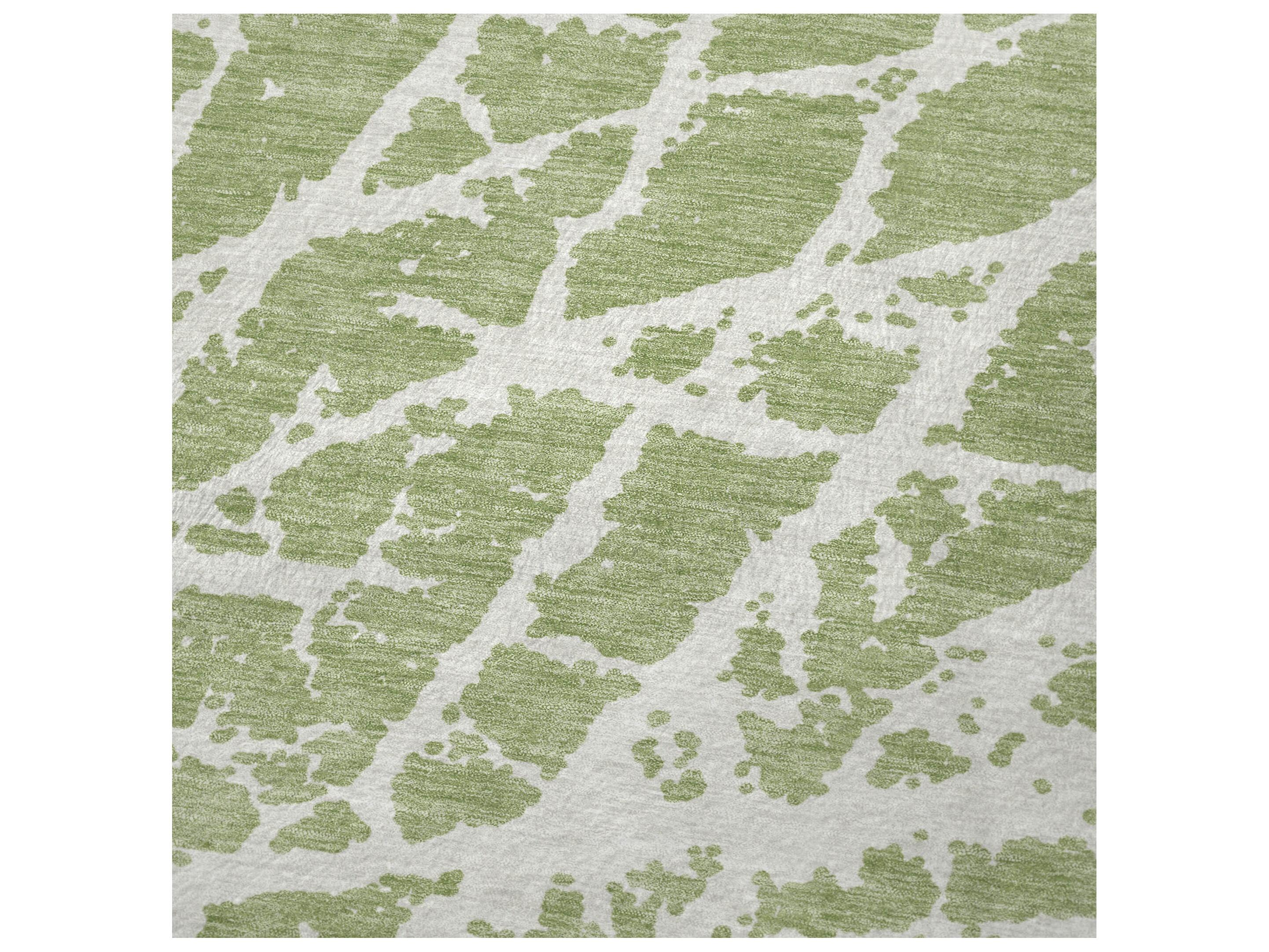 Dalyn Sherpa Green Polyester Throw