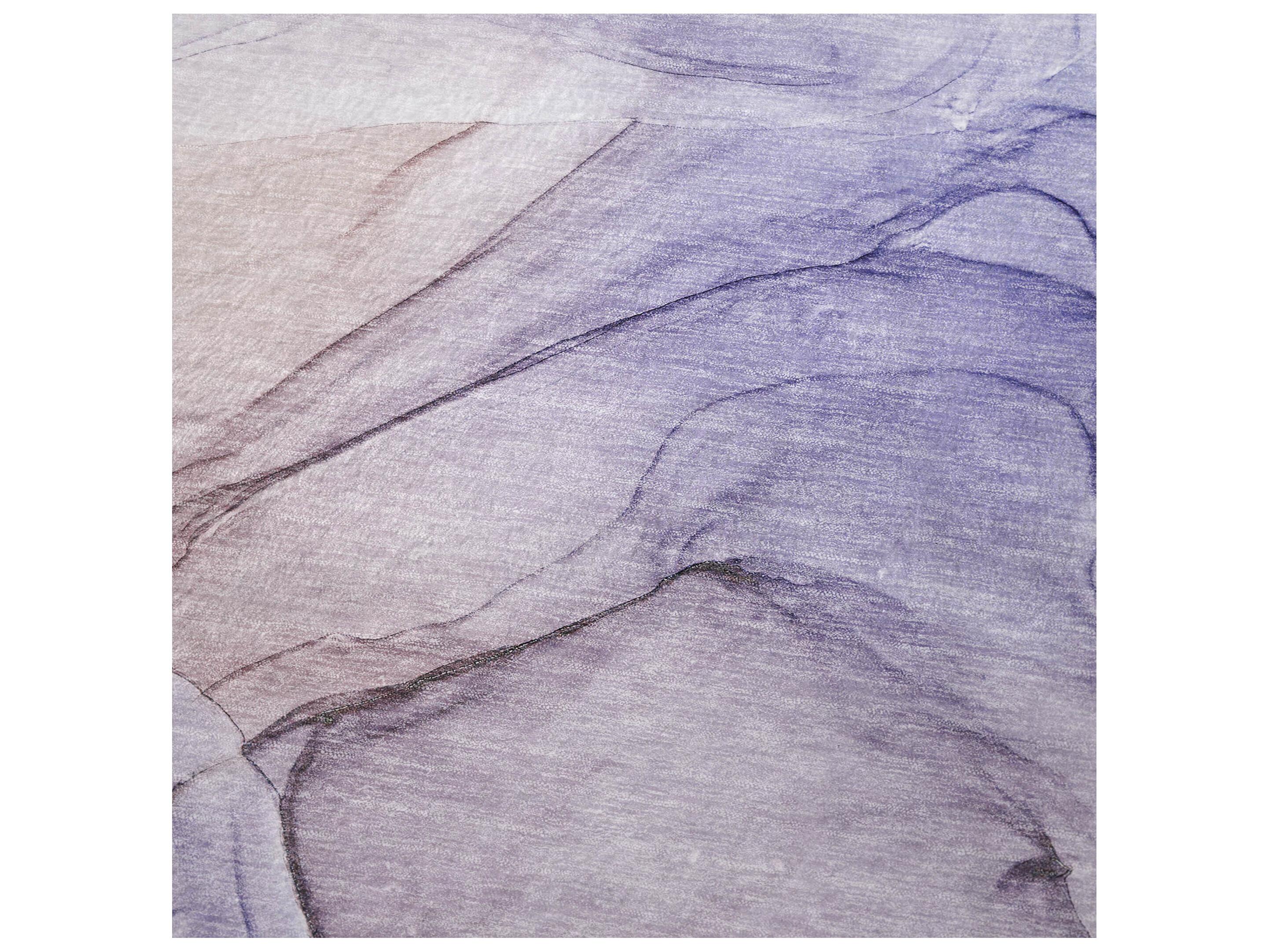 Dalyn Sherpa Purple Polyester Throw