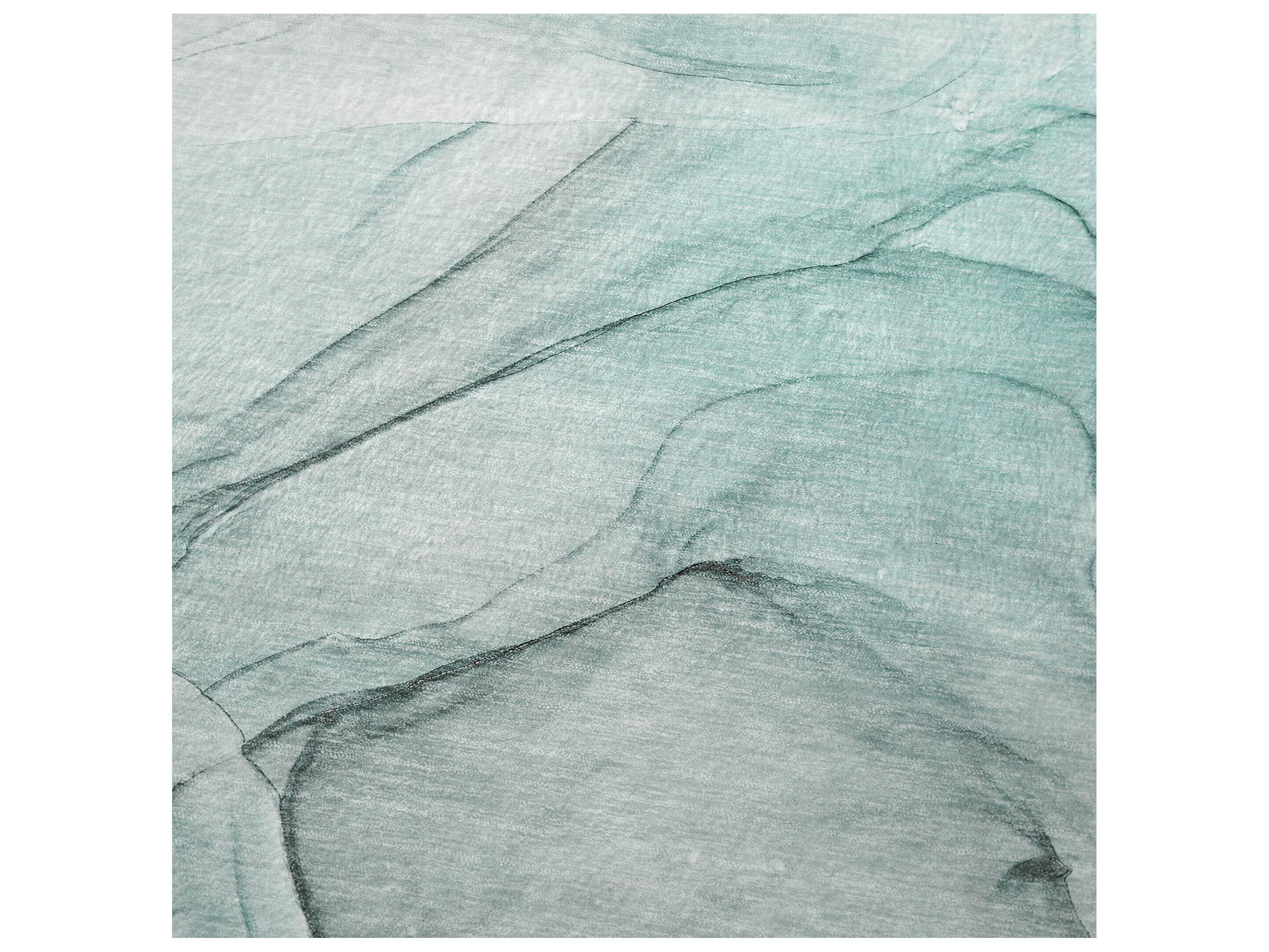 Dalyn Sherpa Teal Polyester Throw