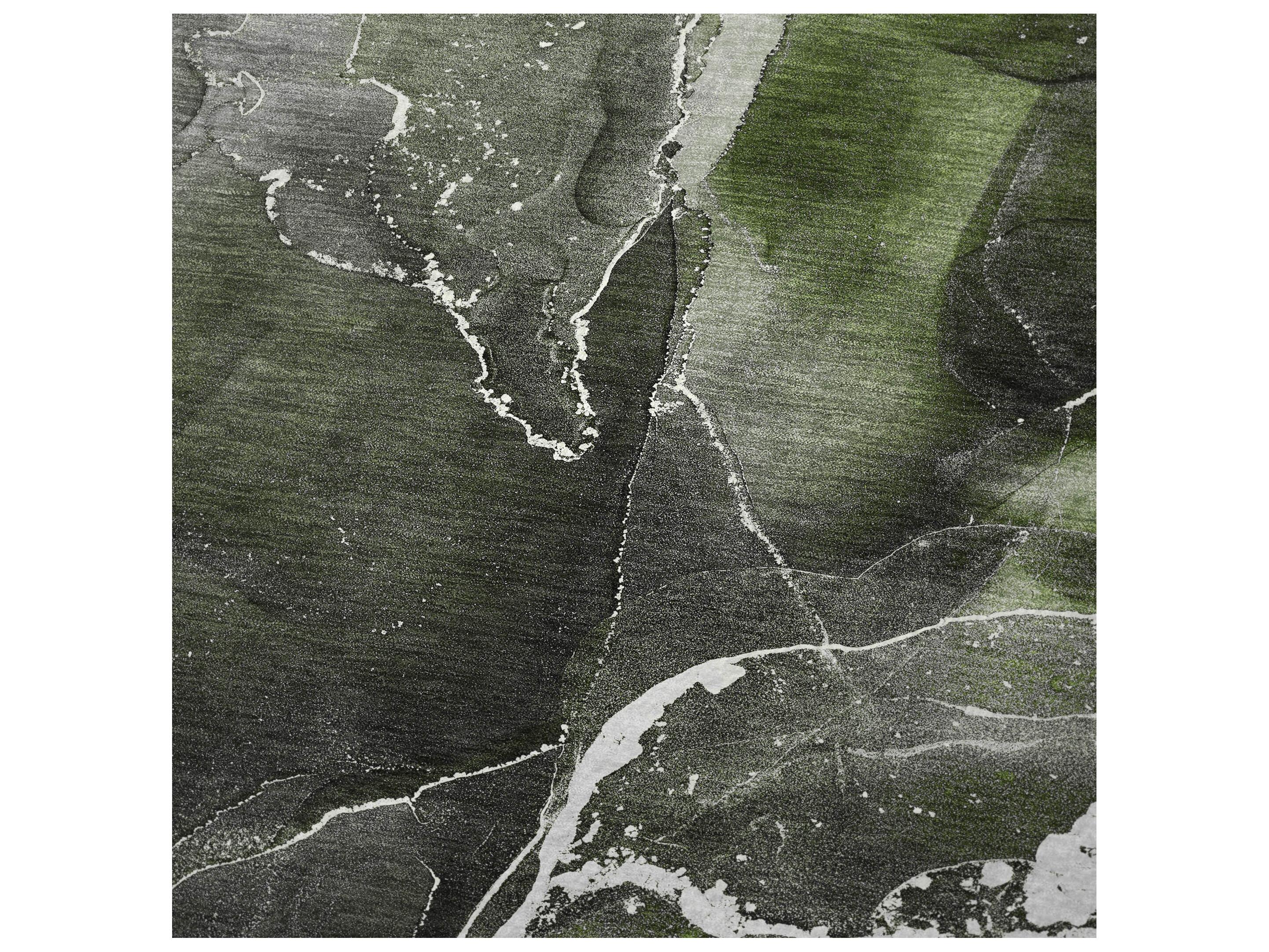 Dalyn Sherpa Green Polyester Throw