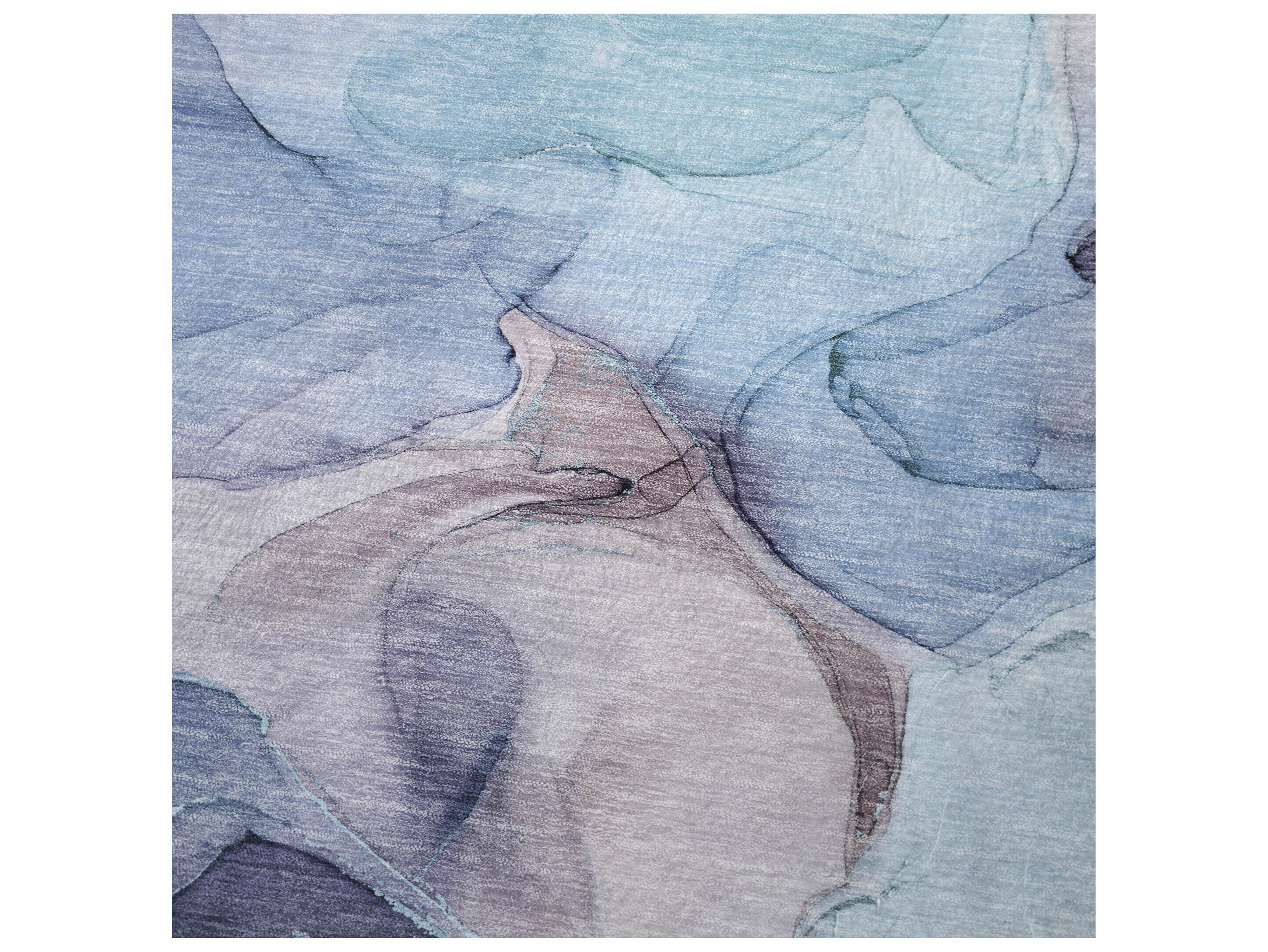 Dalyn Sherpa Blue Polyester Throw