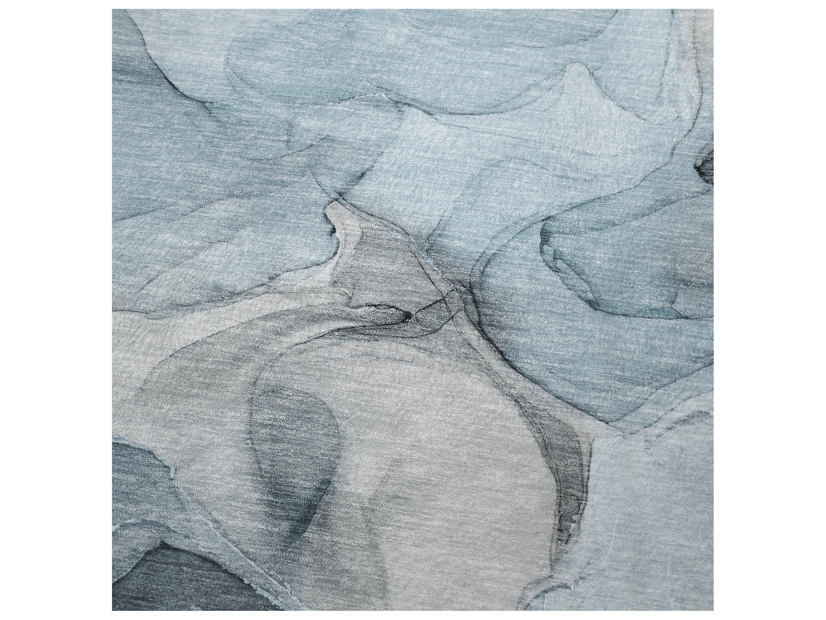 Dalyn Sherpa Teal Polyester Throw