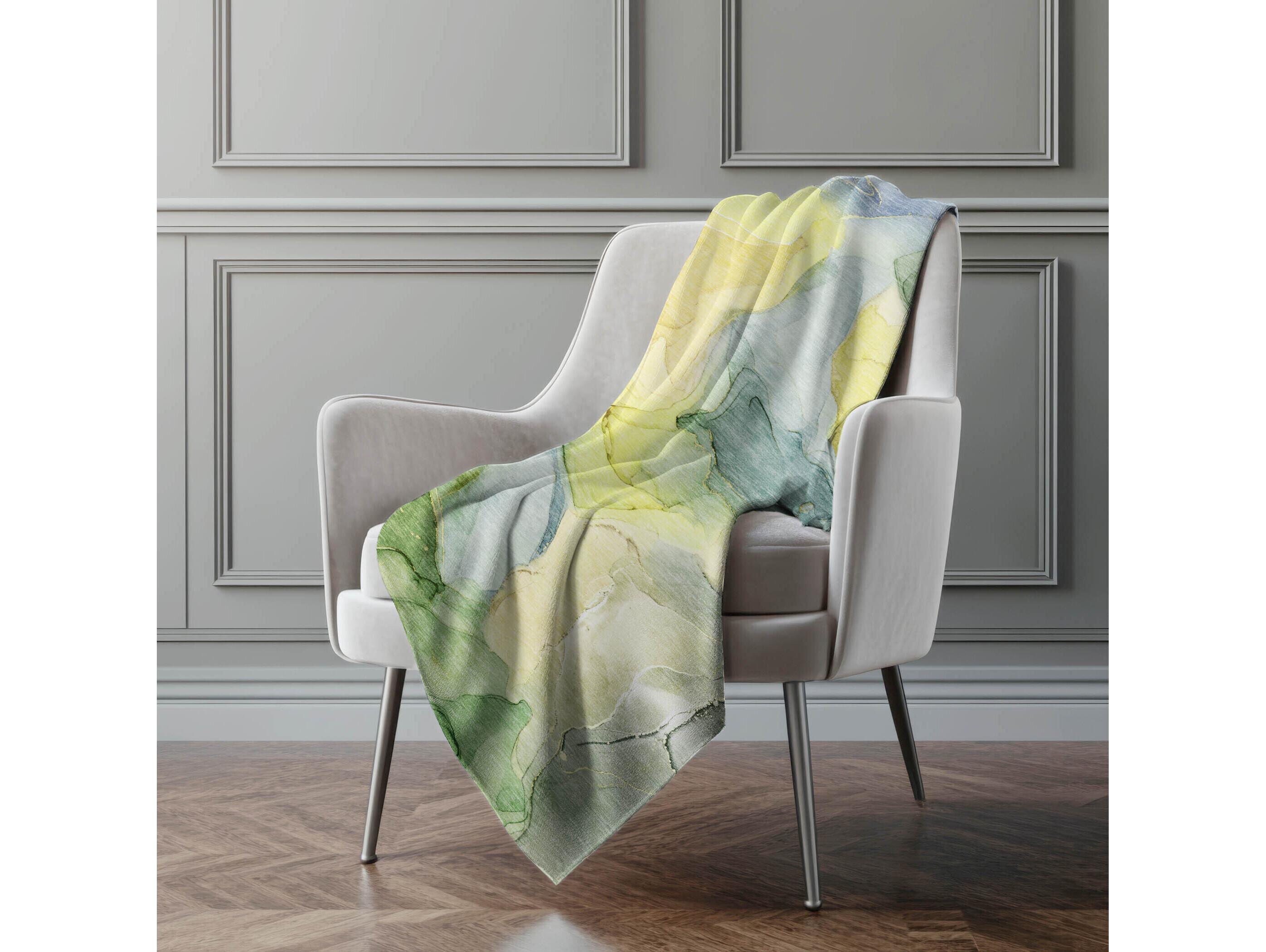 Dalyn Sherpa Gold Polyester Throw