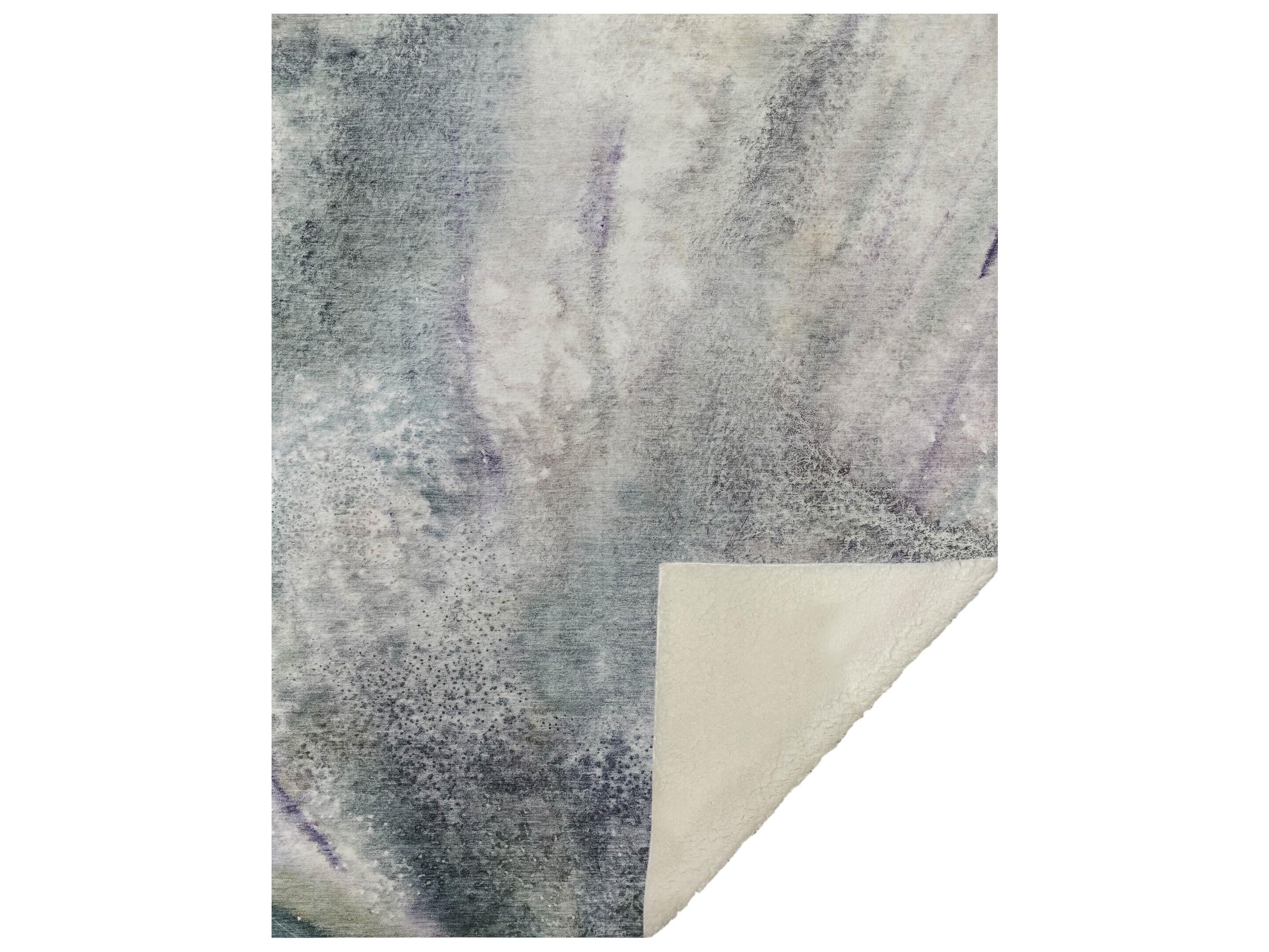 Dalyn Sherpa Ivory Polyester Throw