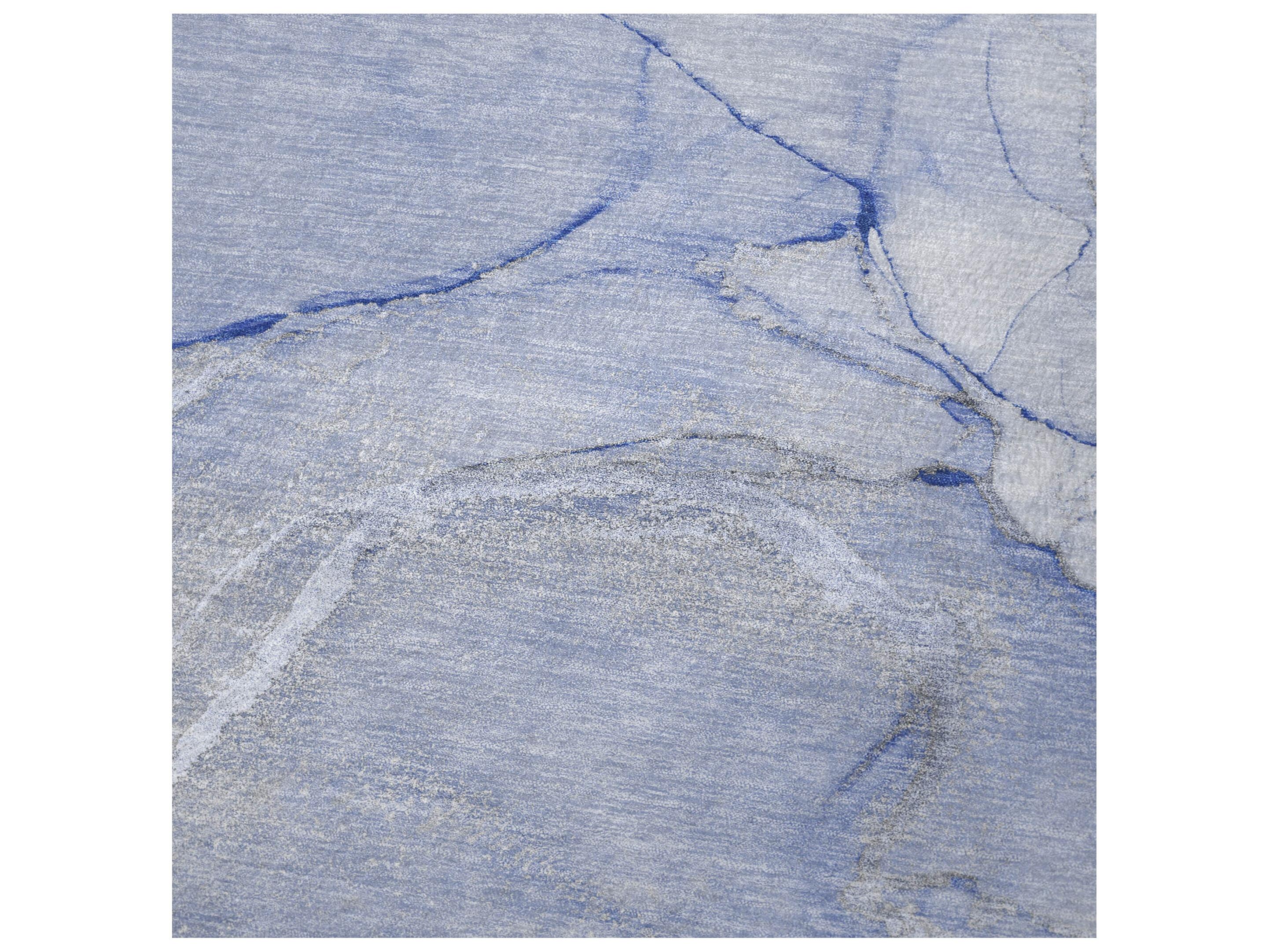 Dalyn Sherpa Blue Polyester Throw