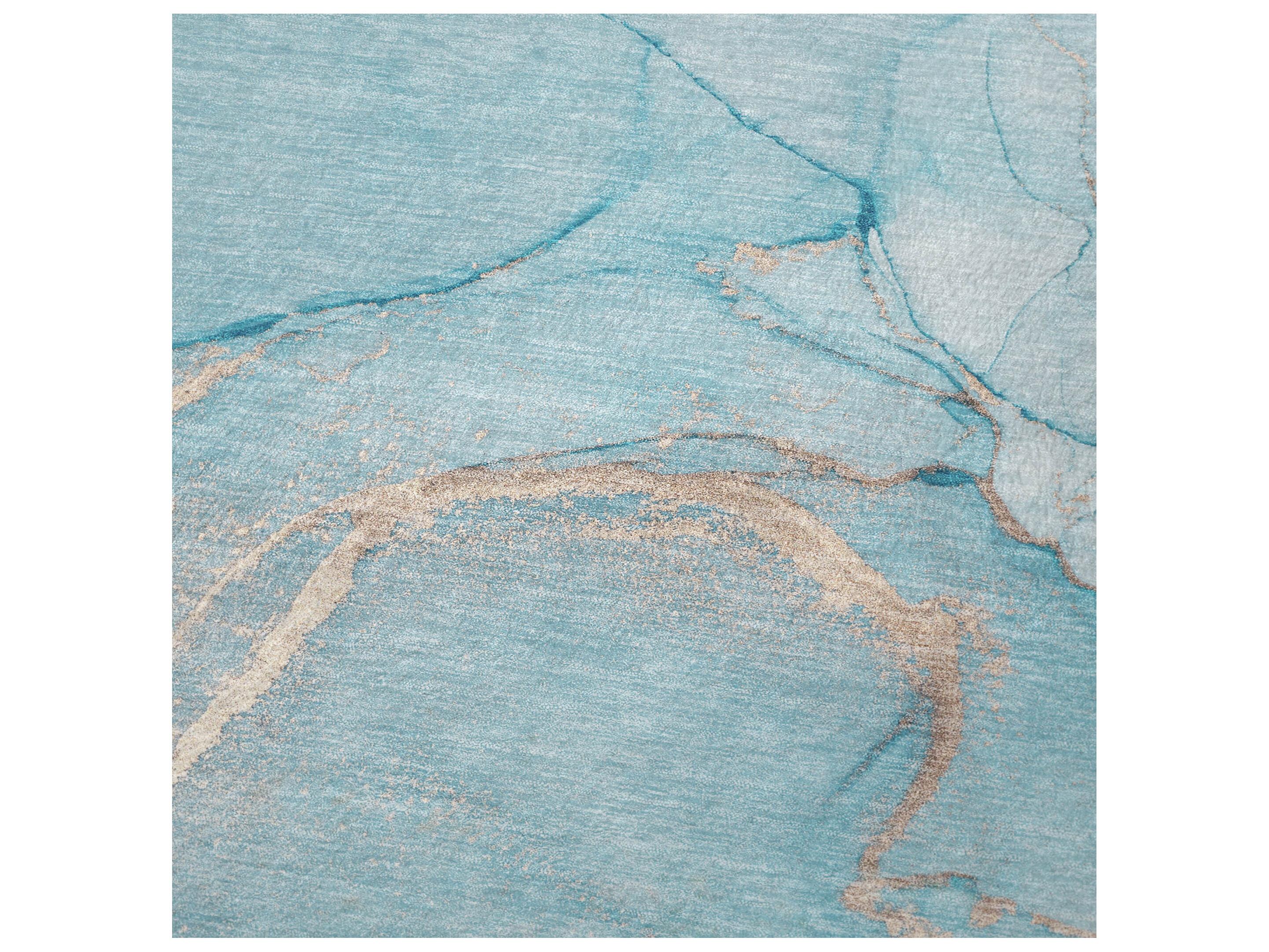 Dalyn Sherpa Teal Polyester Throw