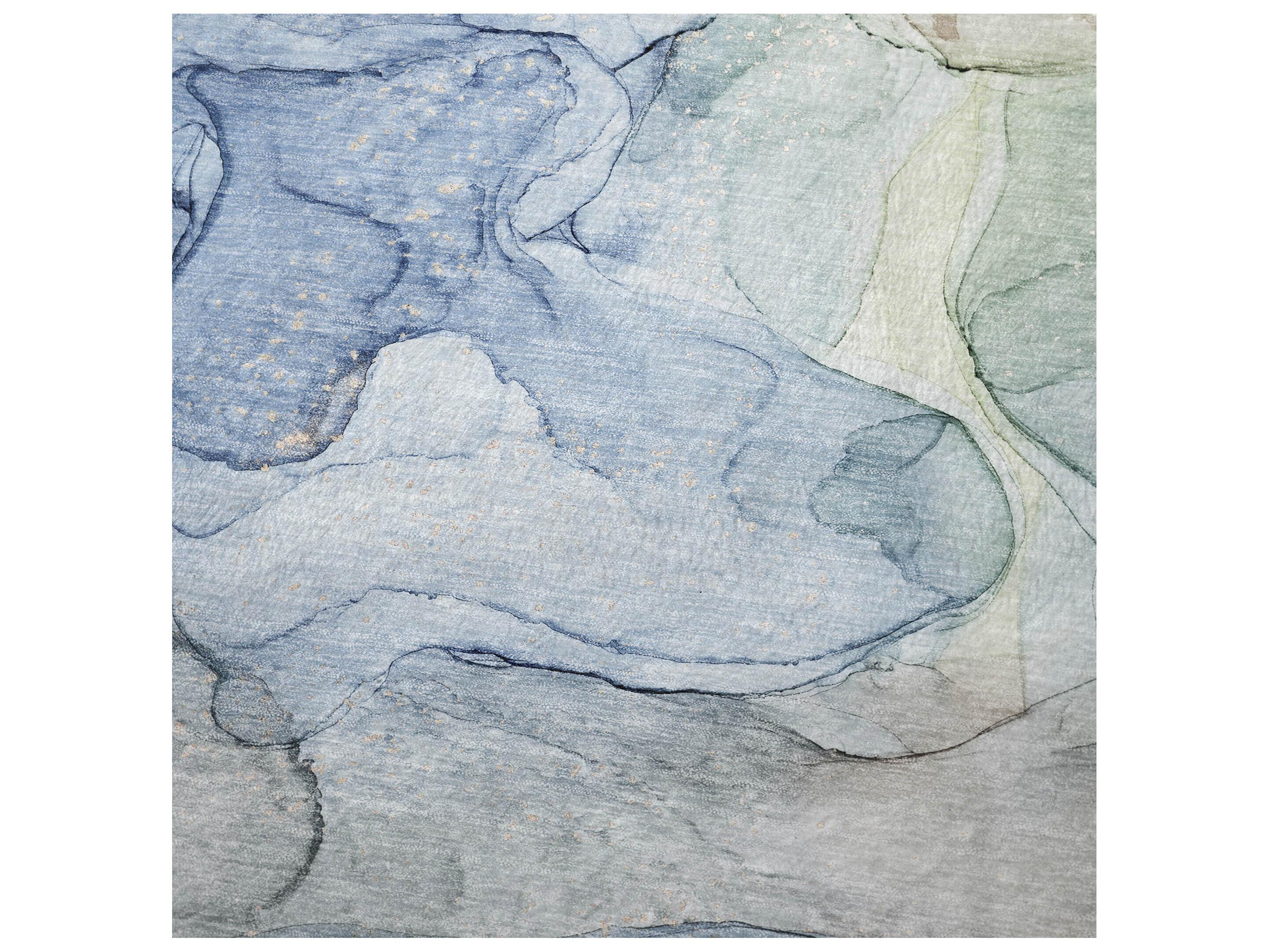 Dalyn Sherpa Blue Polyester Throw