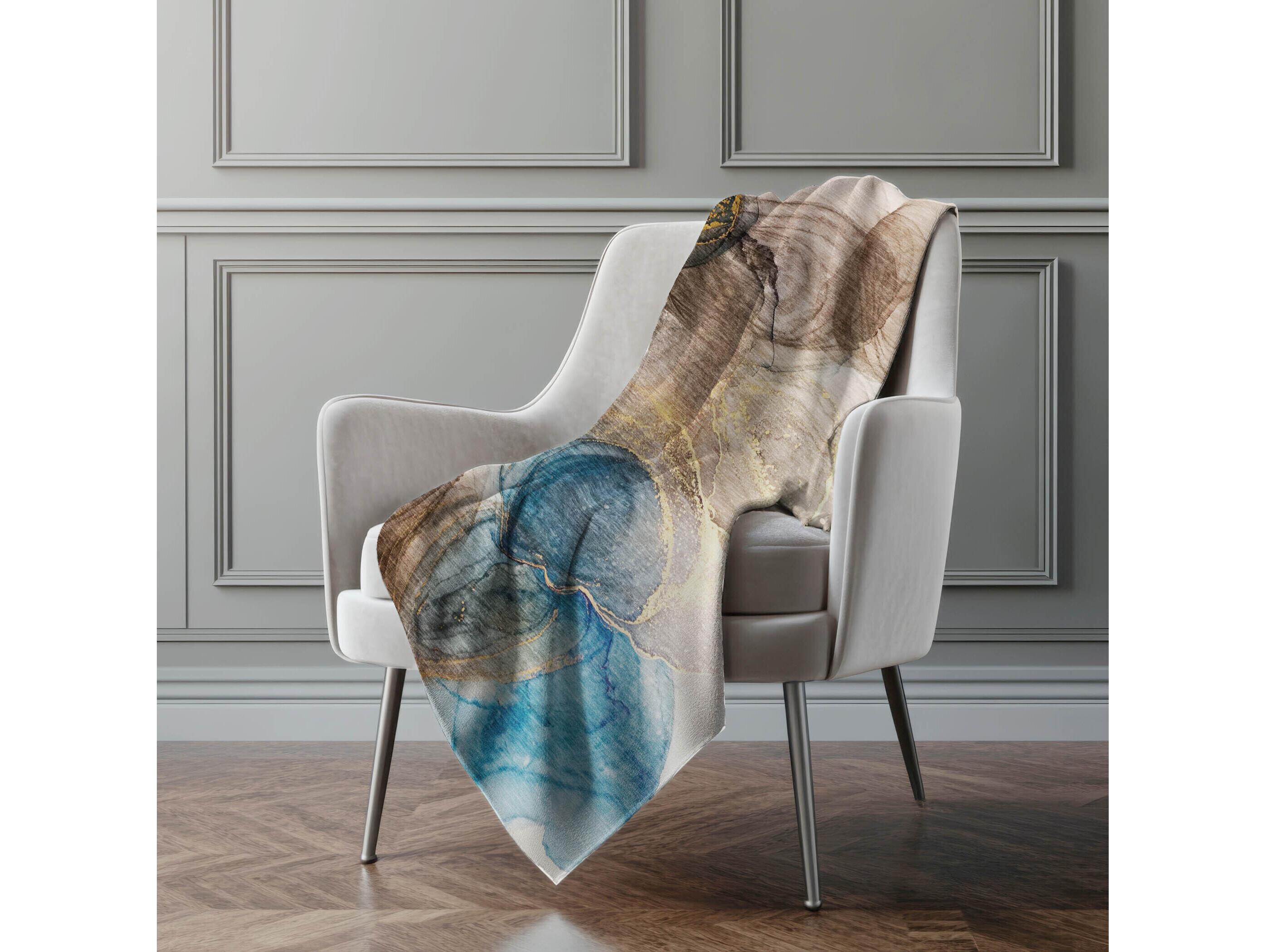 Dalyn Sherpa Brown Polyester Throw