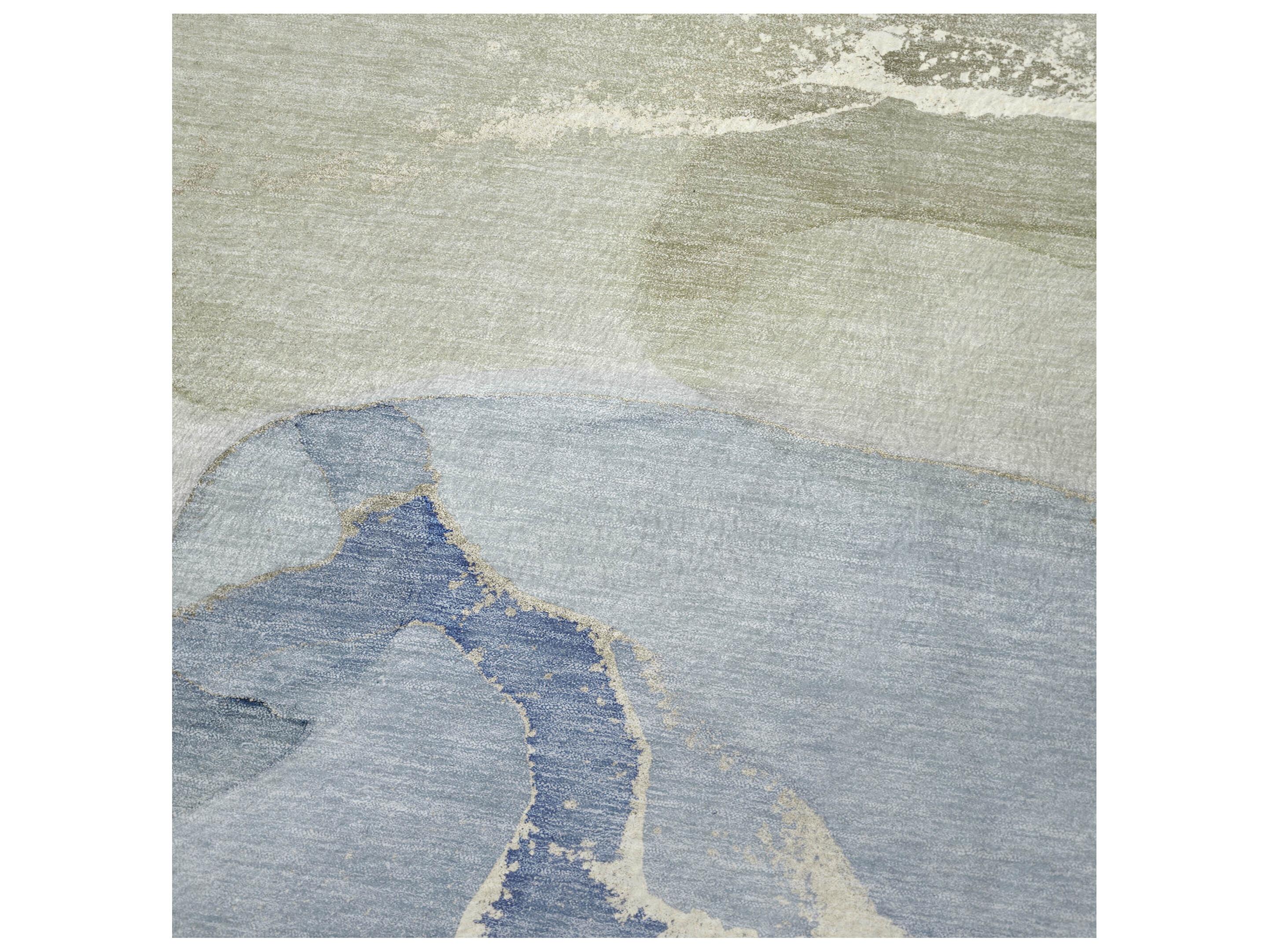 Dalyn Sherpa Blue Polyester Throw