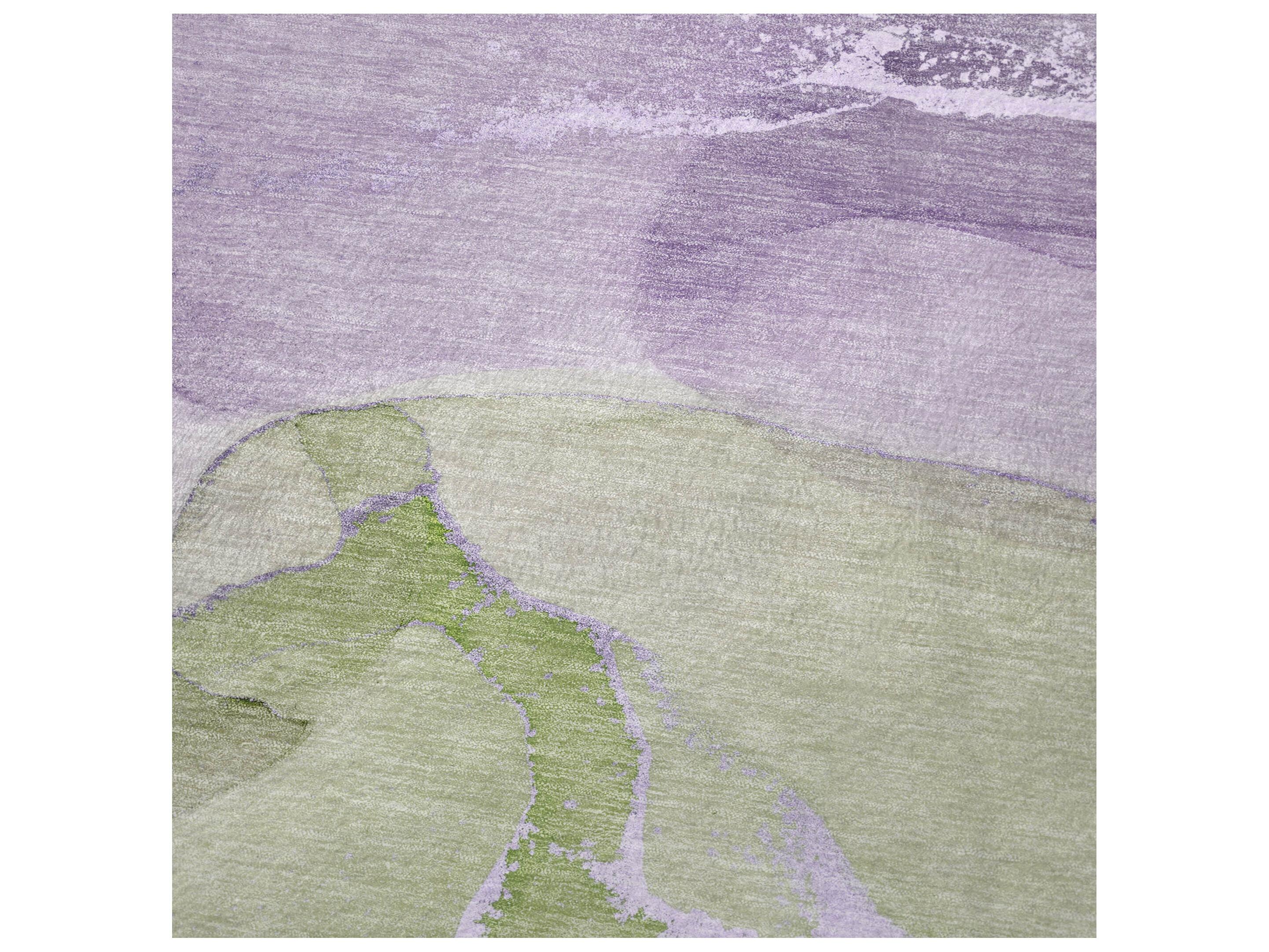 Dalyn Sherpa Purple Polyester Throw