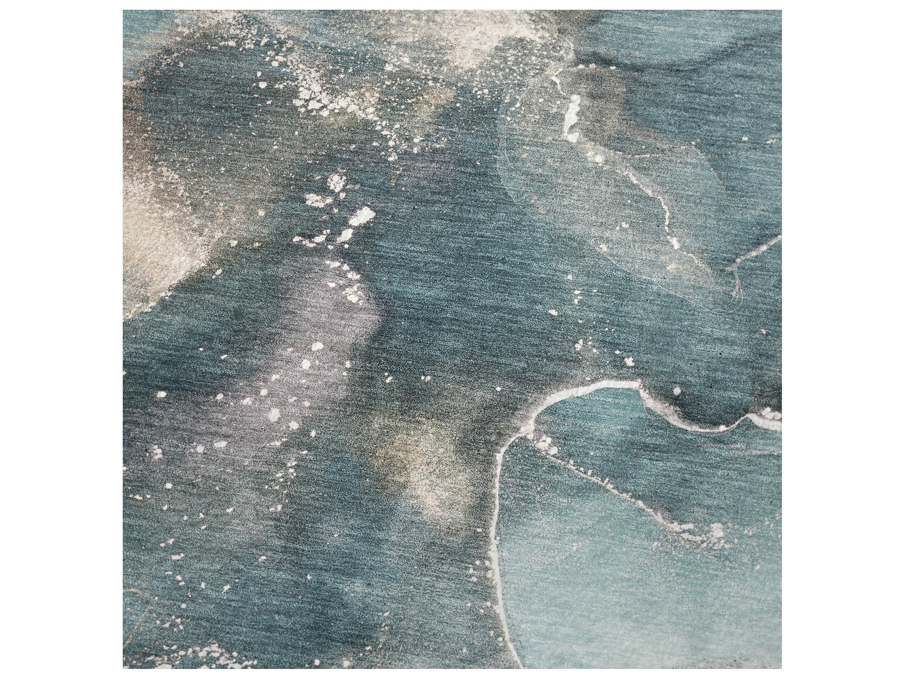 Dalyn Sherpa Teal Polyester Throw