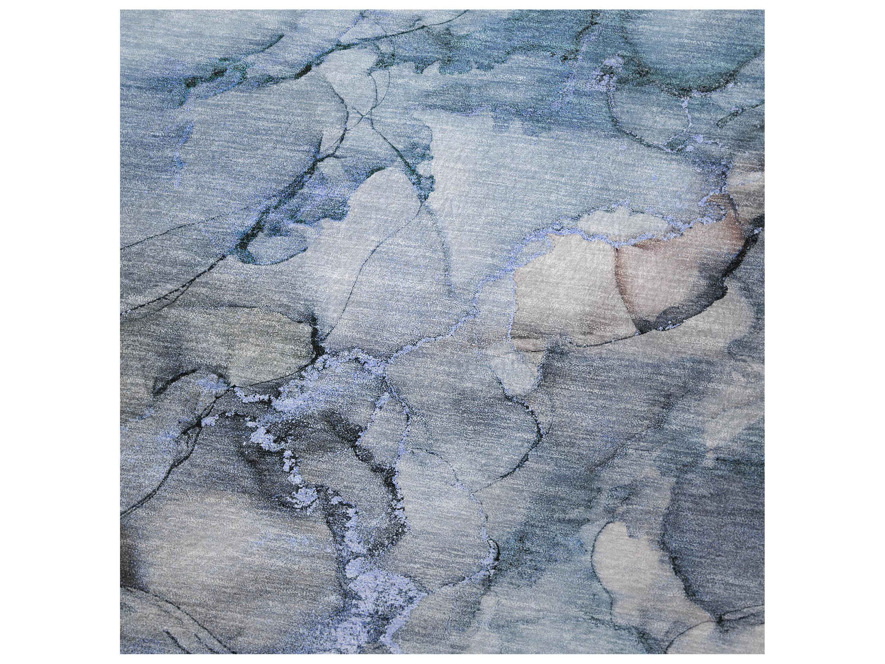 Dalyn Sherpa Blue Polyester Throw
