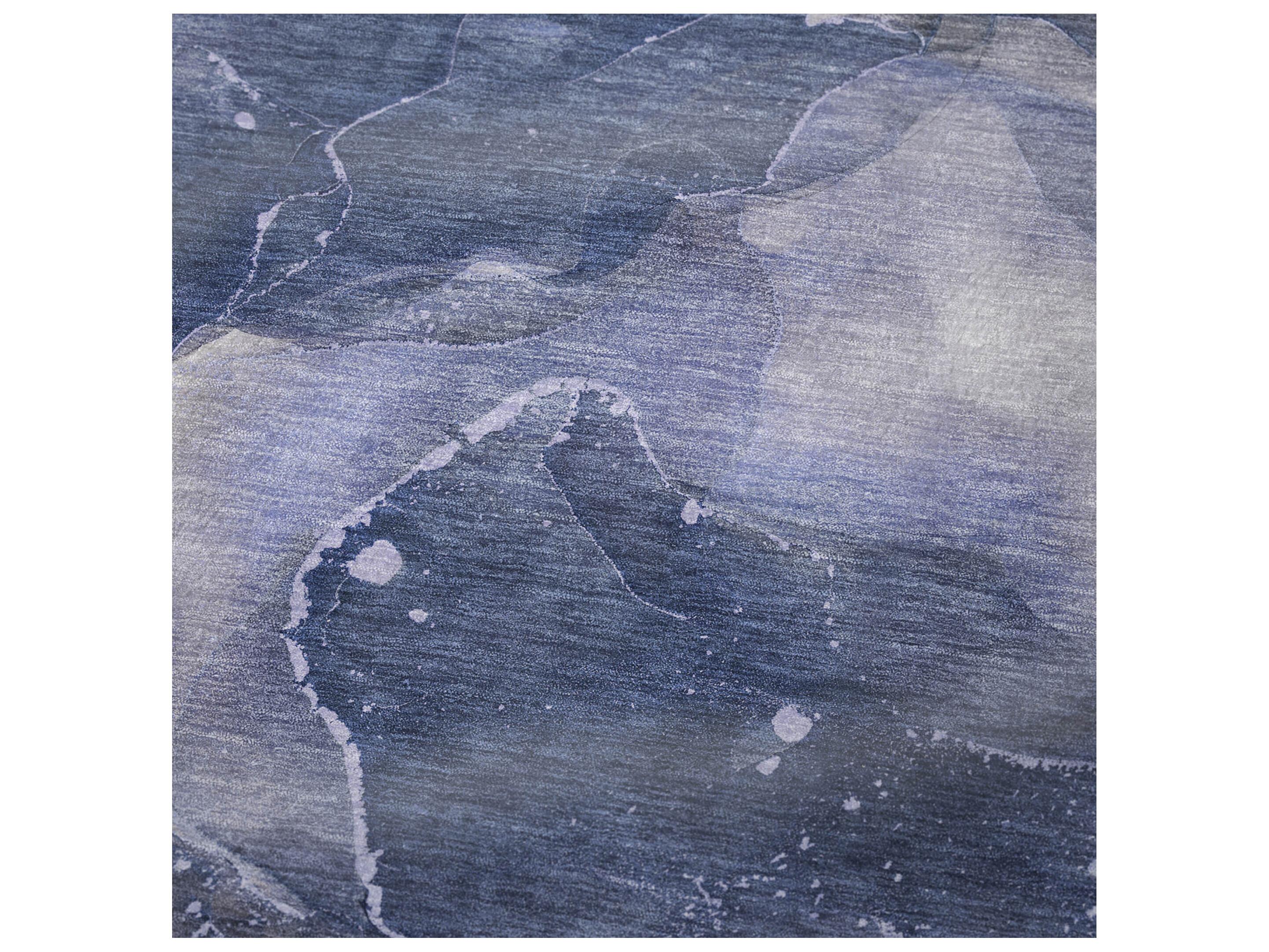 Dalyn Sherpa Blue Polyester Throw