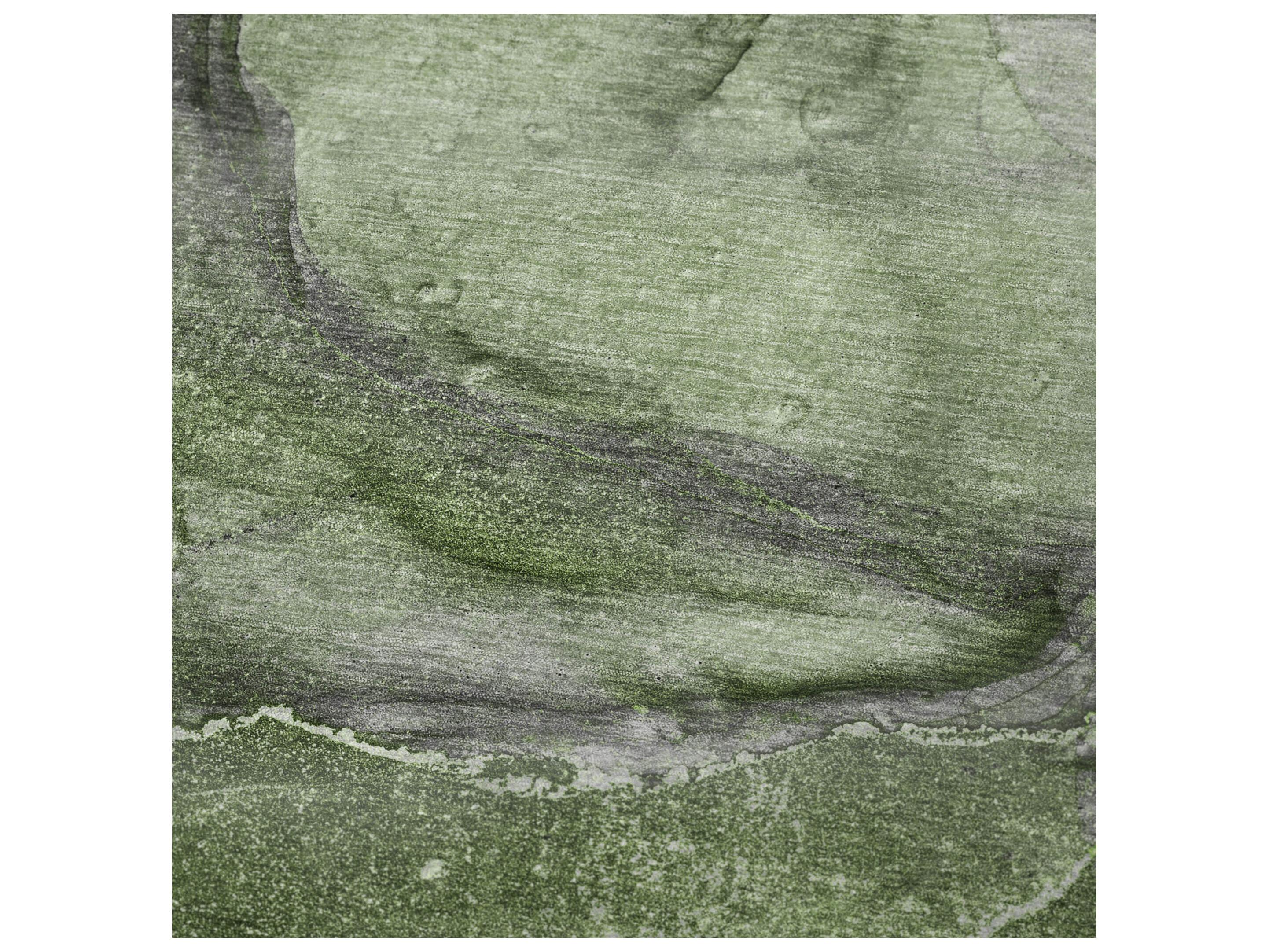 Dalyn Sherpa Green Polyester Throw