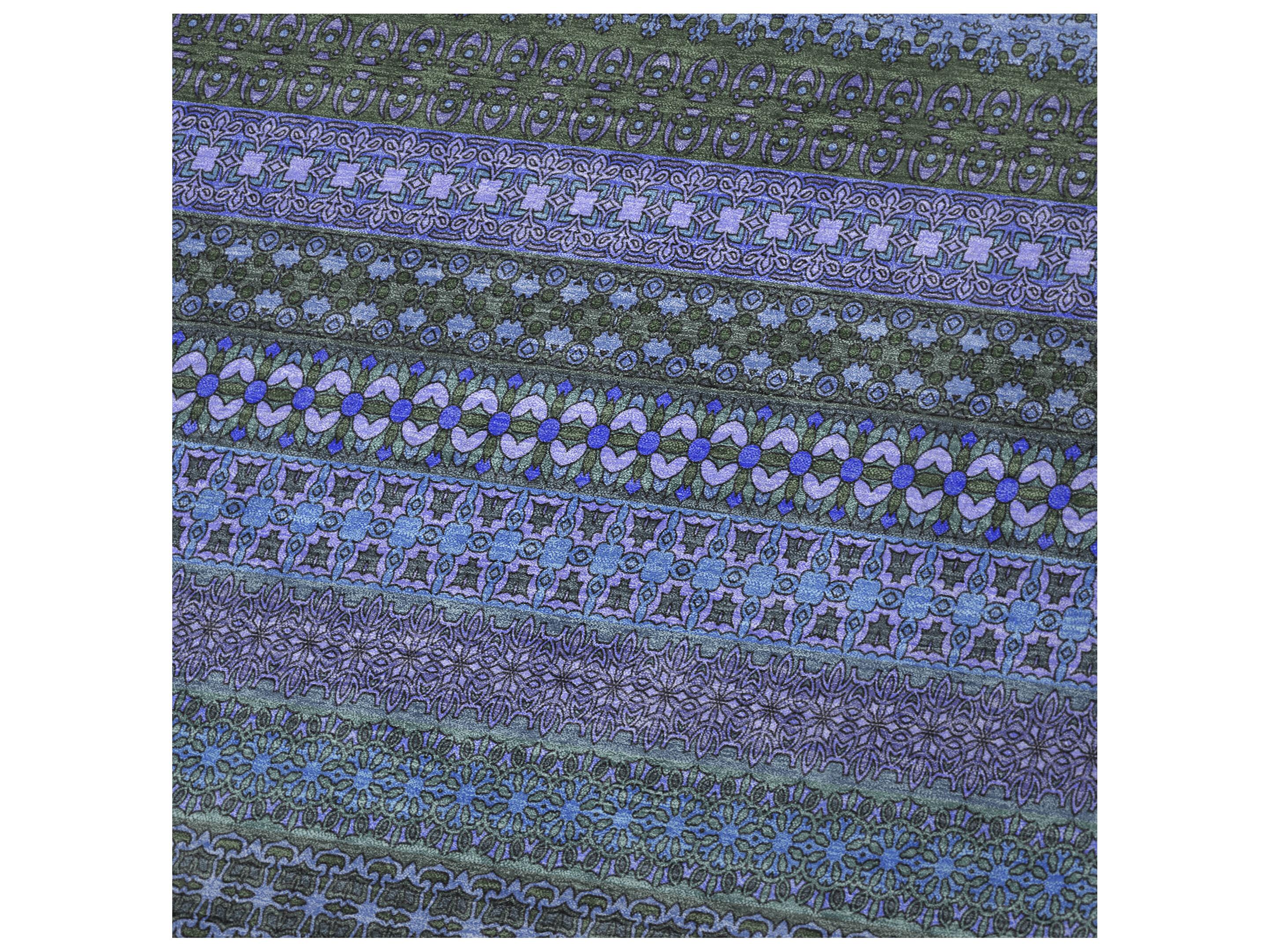 Dalyn Sherpa Blue Polyester Throw