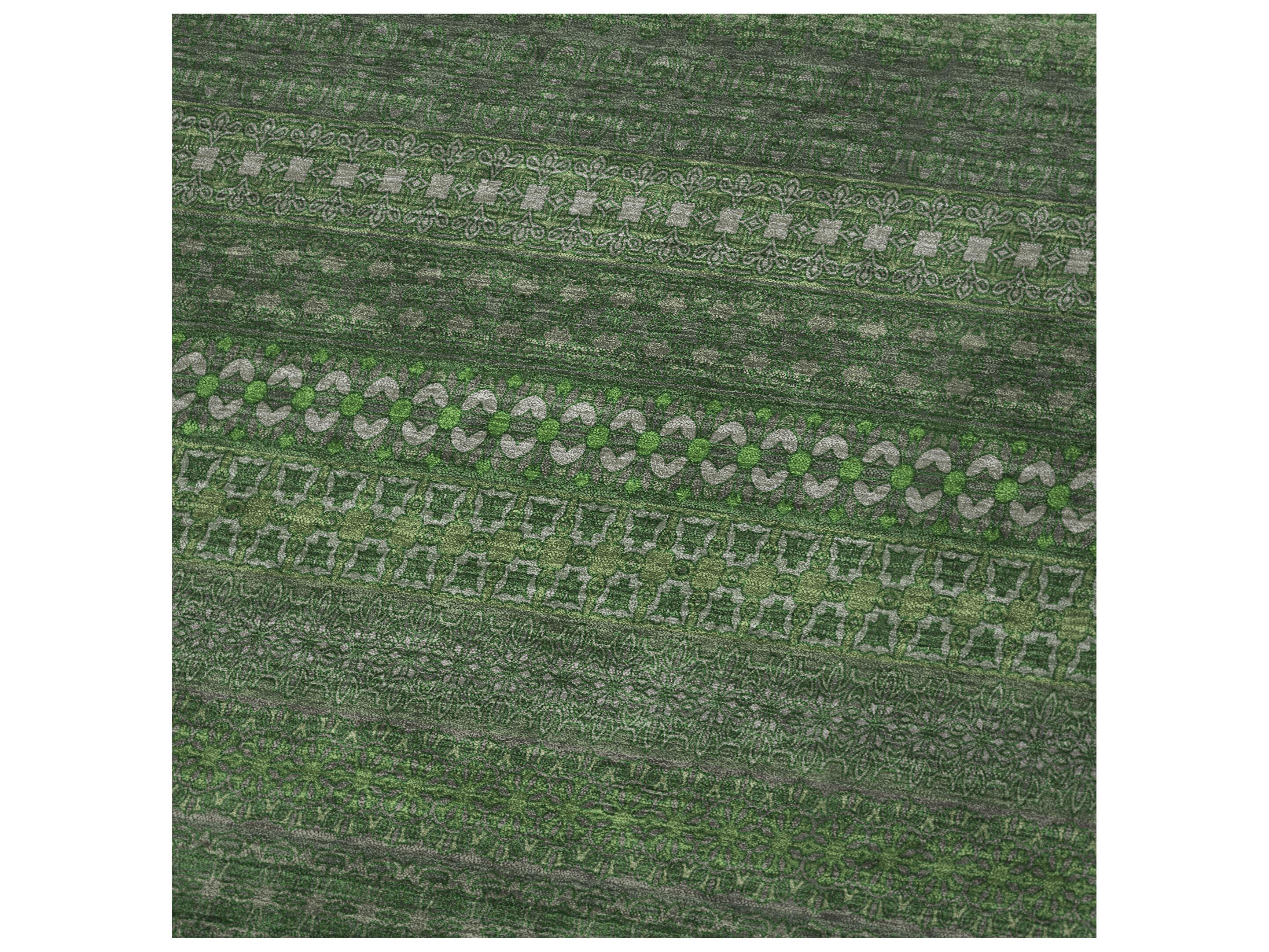 Dalyn Sherpa Green Polyester Throw