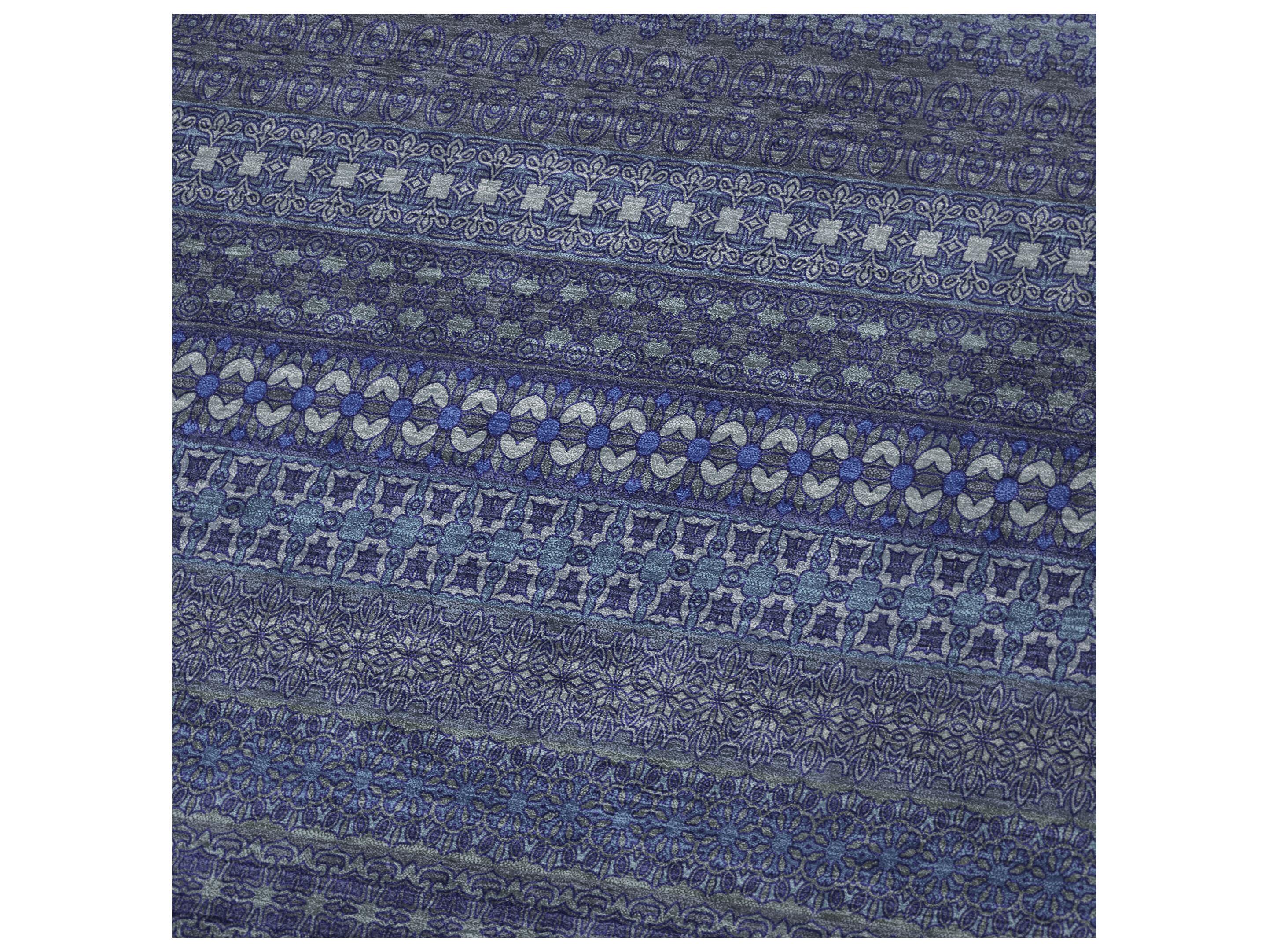 Dalyn Sherpa Blue Polyester Throw