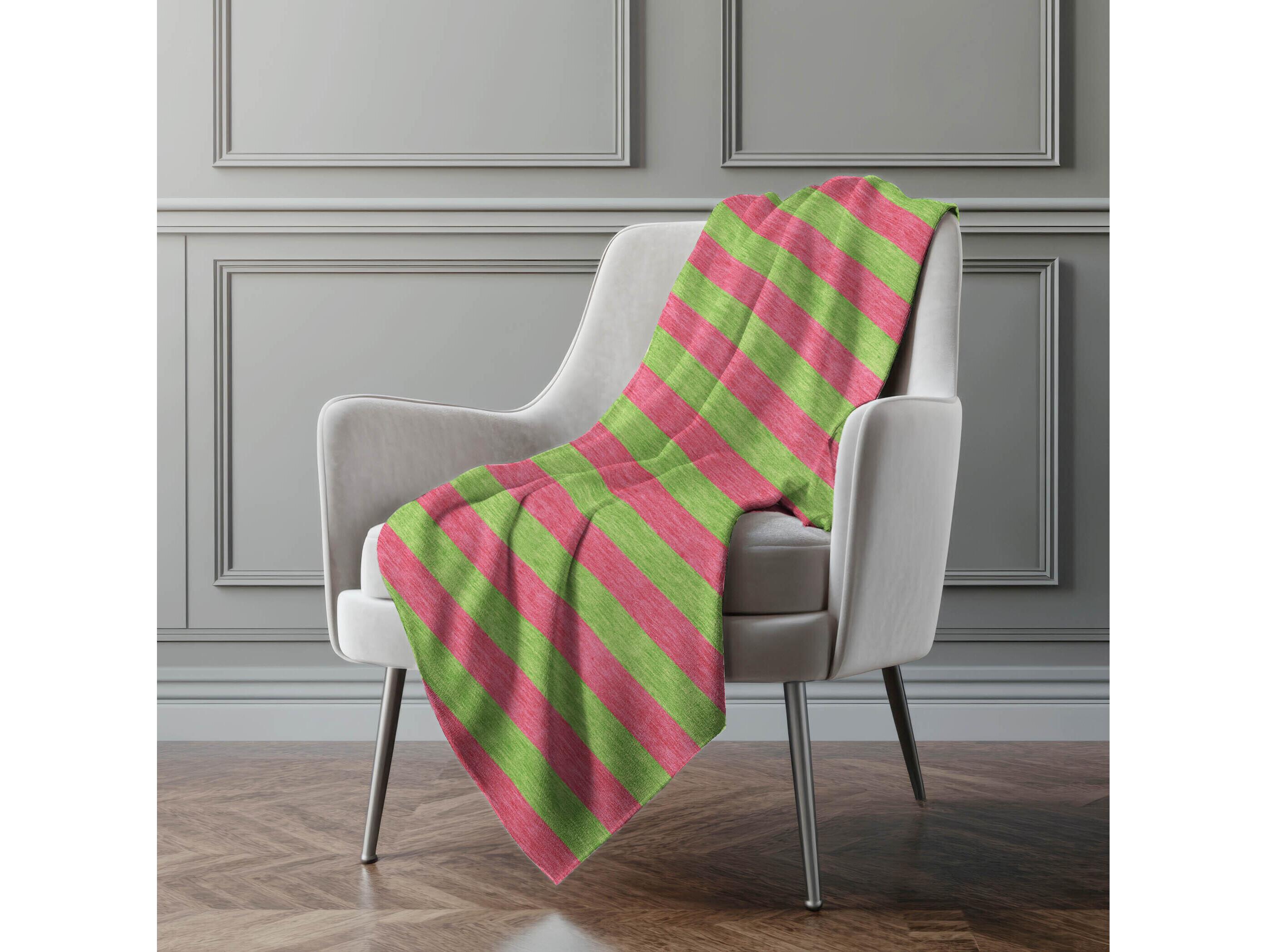 Dalyn Sherpa Pink Polyester Throw