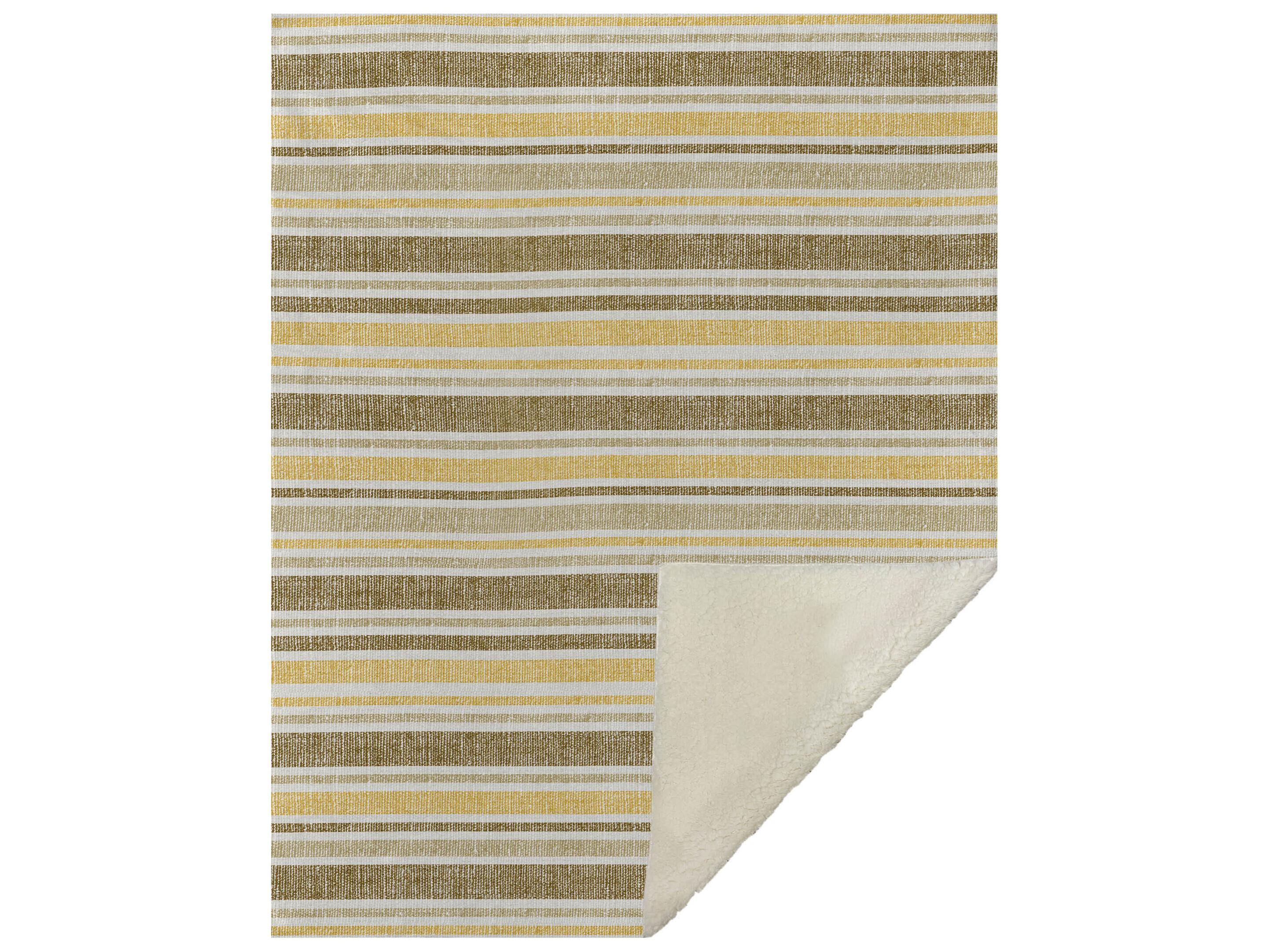 Dalyn Sherpa Brown Polyester Throw